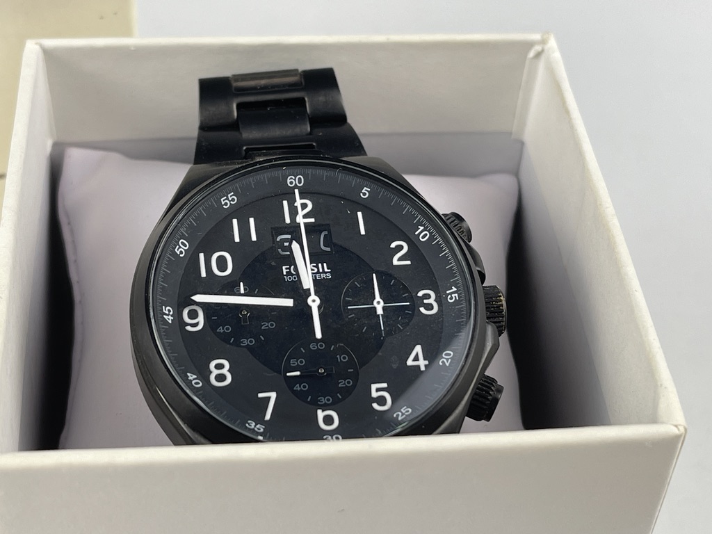 FOSSIL Herren Armbanduhr Chronograph  - Zustand siehe Fotos