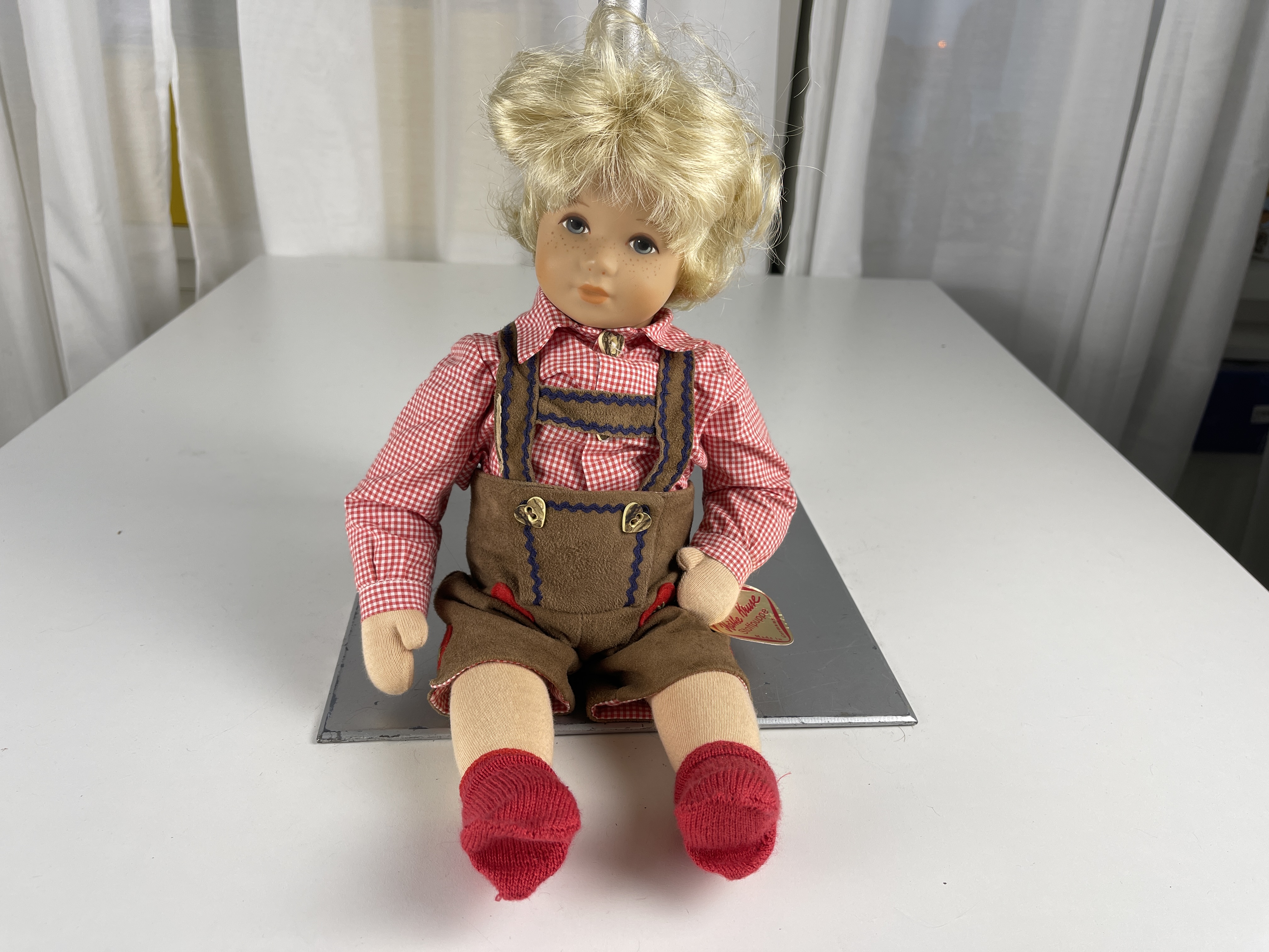 Künstlerpuppe Käthe Kruse Glückskind Puppe 37 cm. Top Zustand