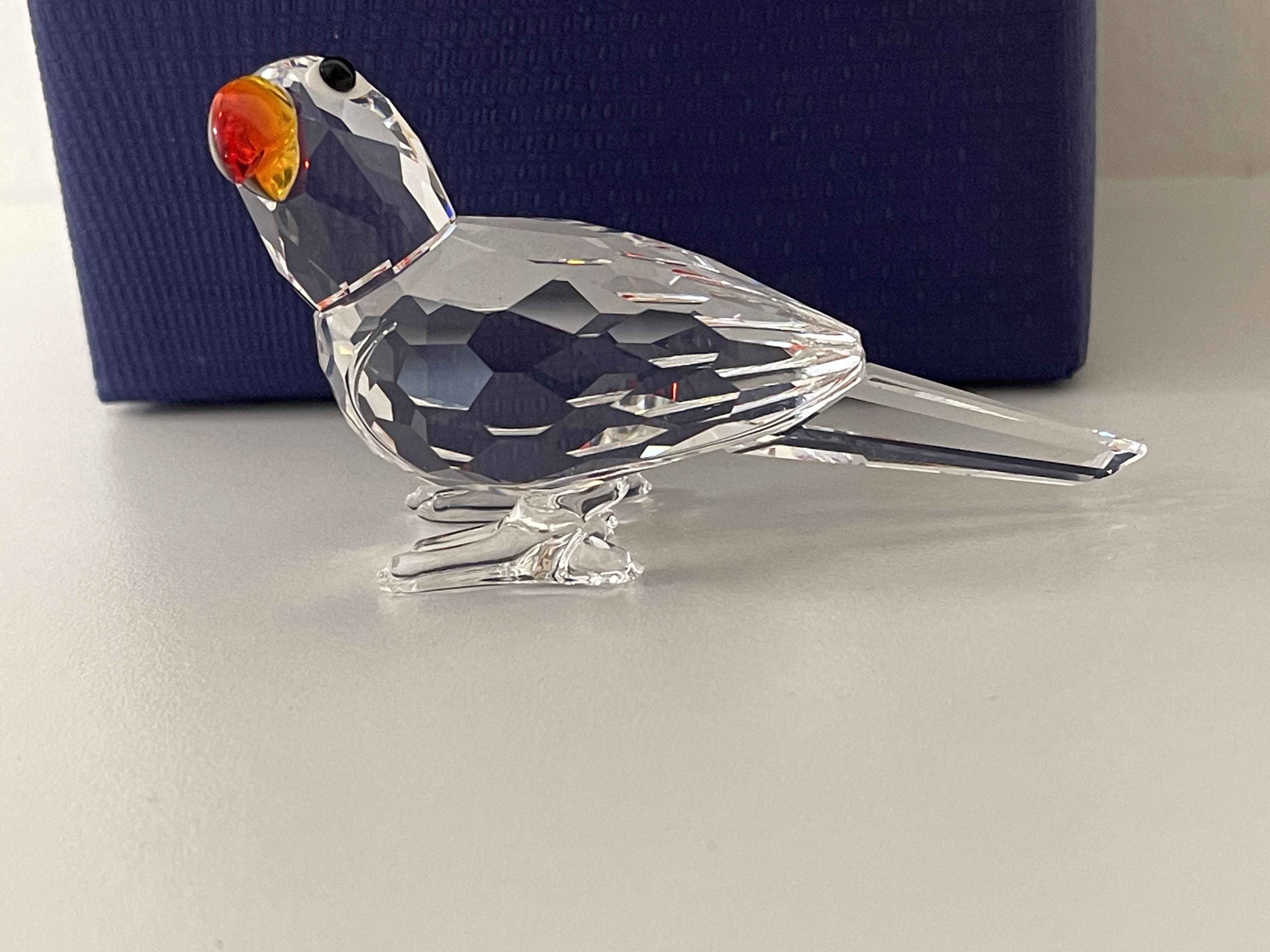Swarovski Figur 294047 Kristall Papagei 7 cm. Ovp + Zertifikat. Top Zustand