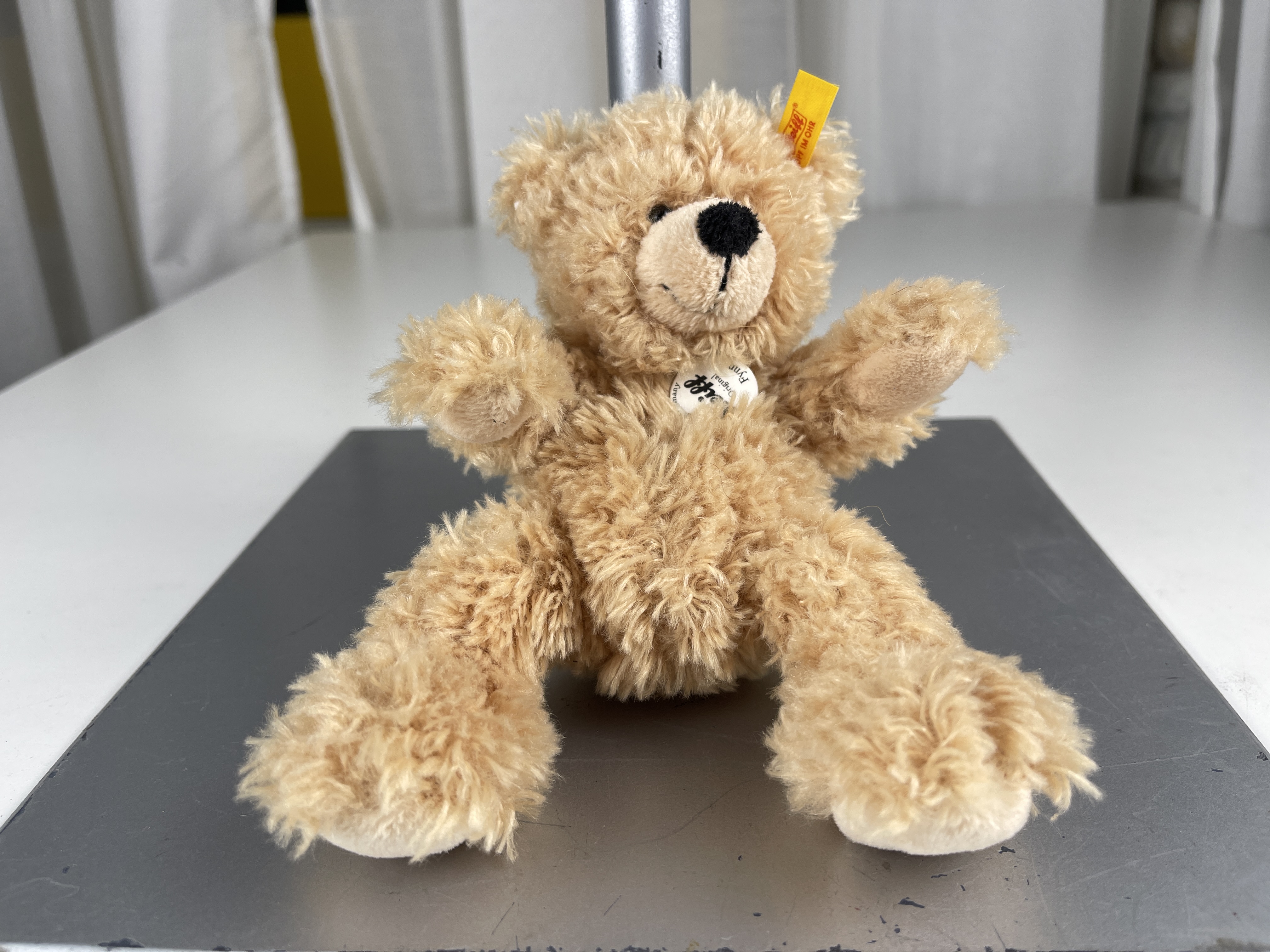 Steiff Tier 111372Teddy Bär Fynn 18 cm. Top Zustand