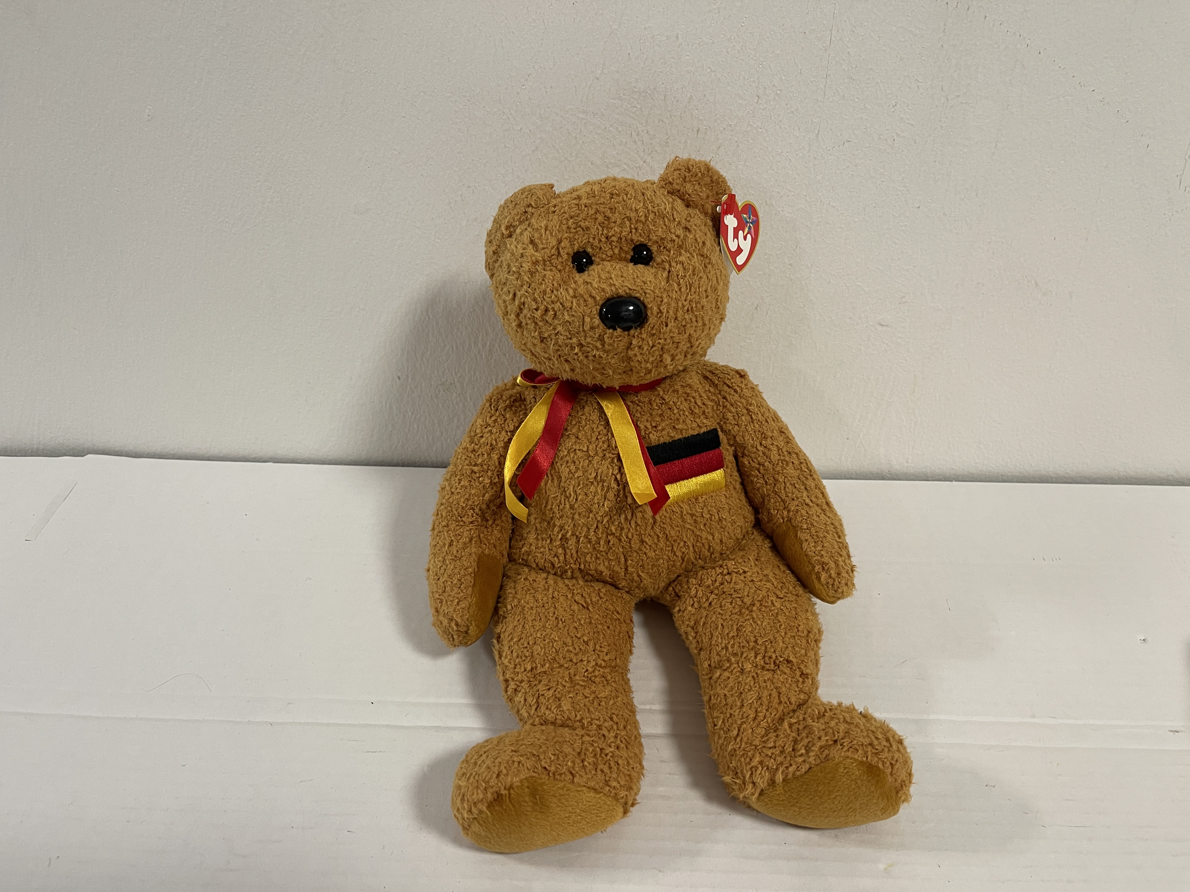 Sammler Stofftier Beanie Babies - Teddybär - 32 cm. Top Zustand 