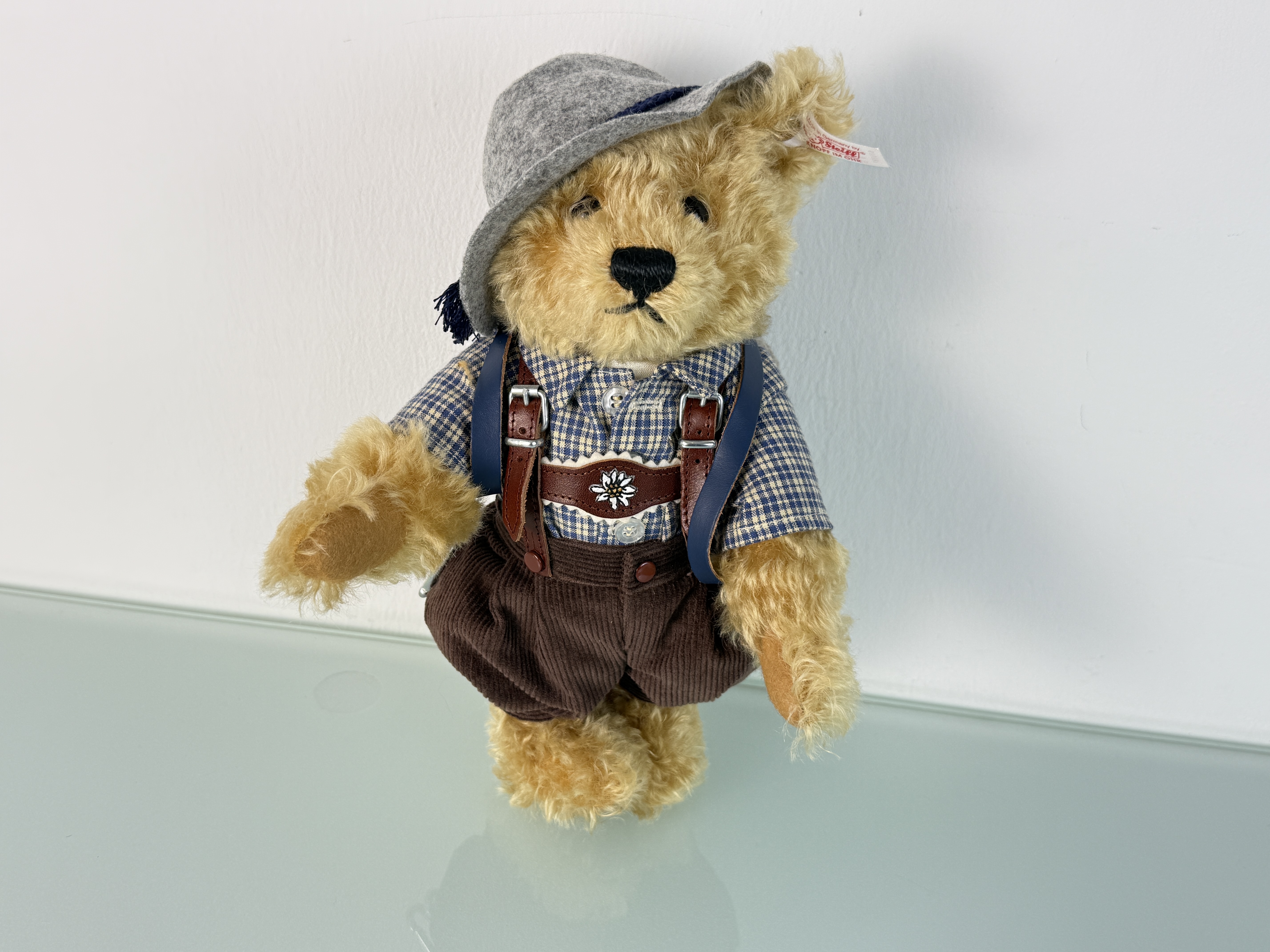 Steiff Tier Teddy Bär 670787 Deutschlandbär 2001 - 30 cm. Top Zustand