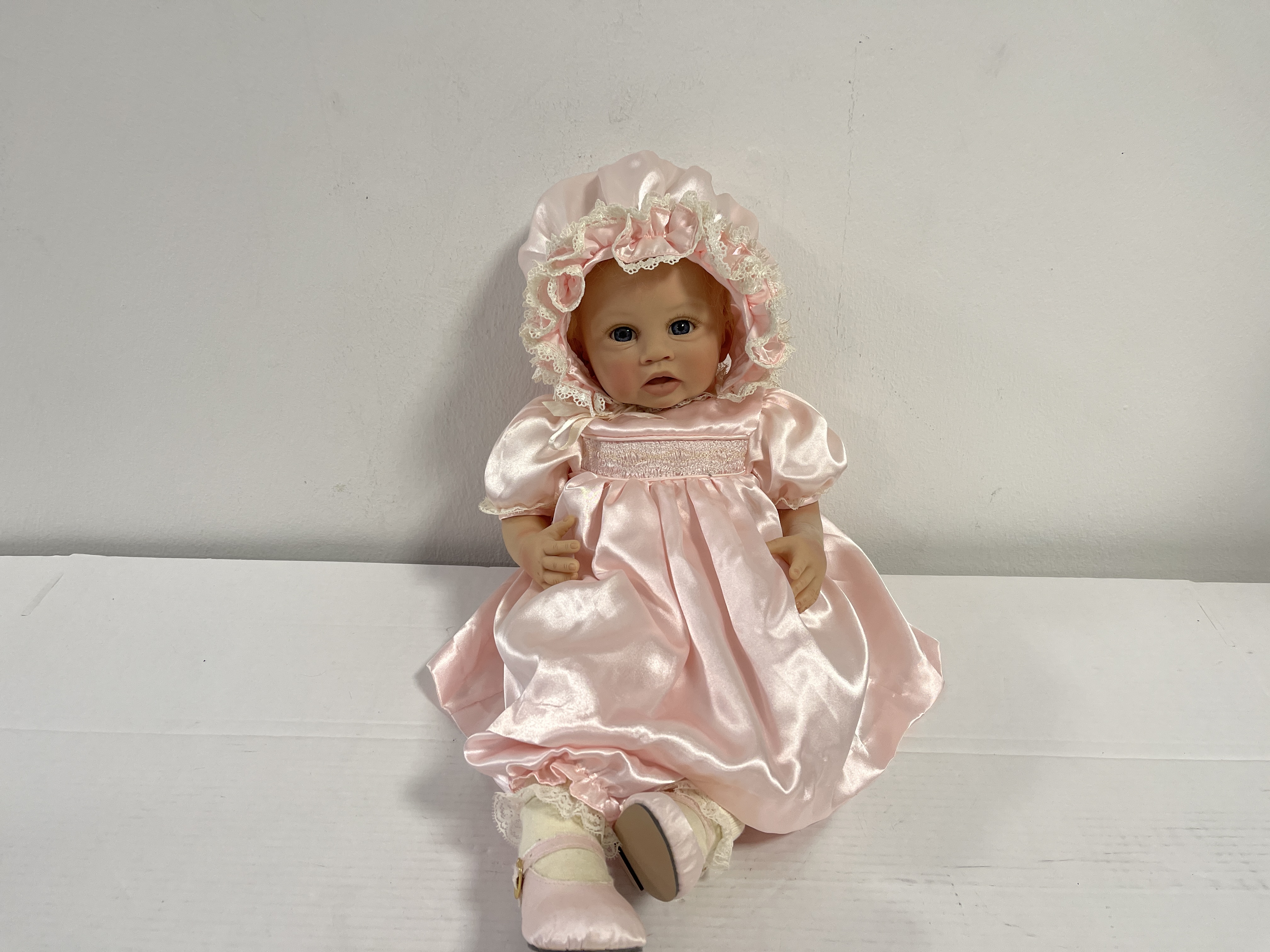 Künstlerpuppe Bonne Chyle Vinyl Puppe 52 cm. Guter Zustand