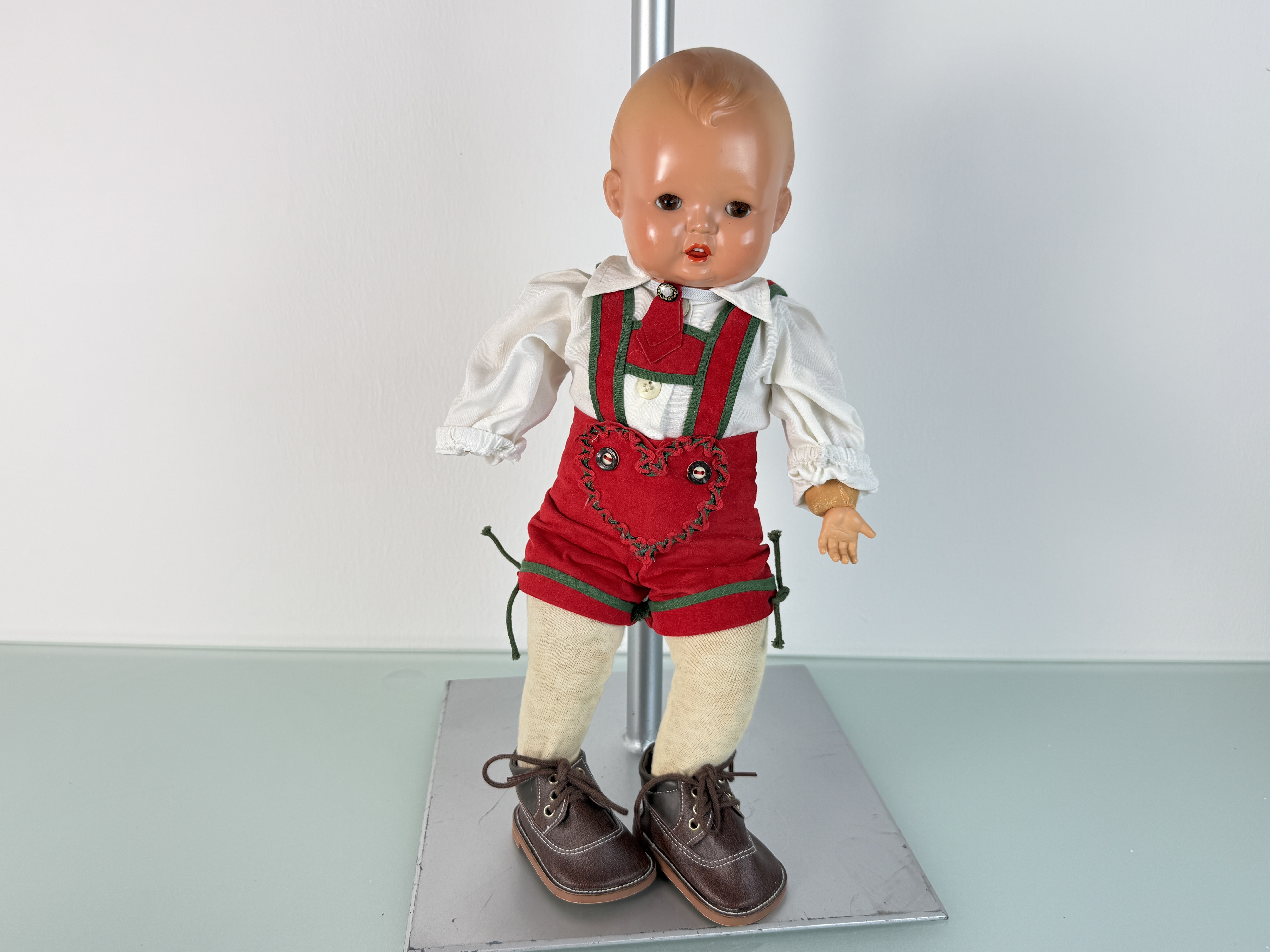 Künstlerpuppe Alte Sammler Puppe 42 cm Zustand Siehe Foto   