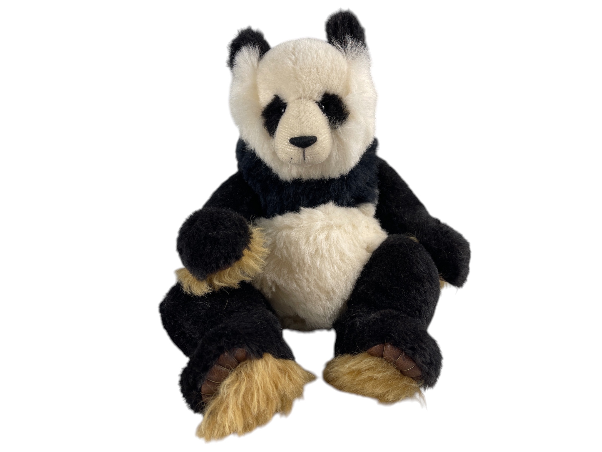 Künstler Stofftier Panda Bär 35 cm. - Top Zustand.  