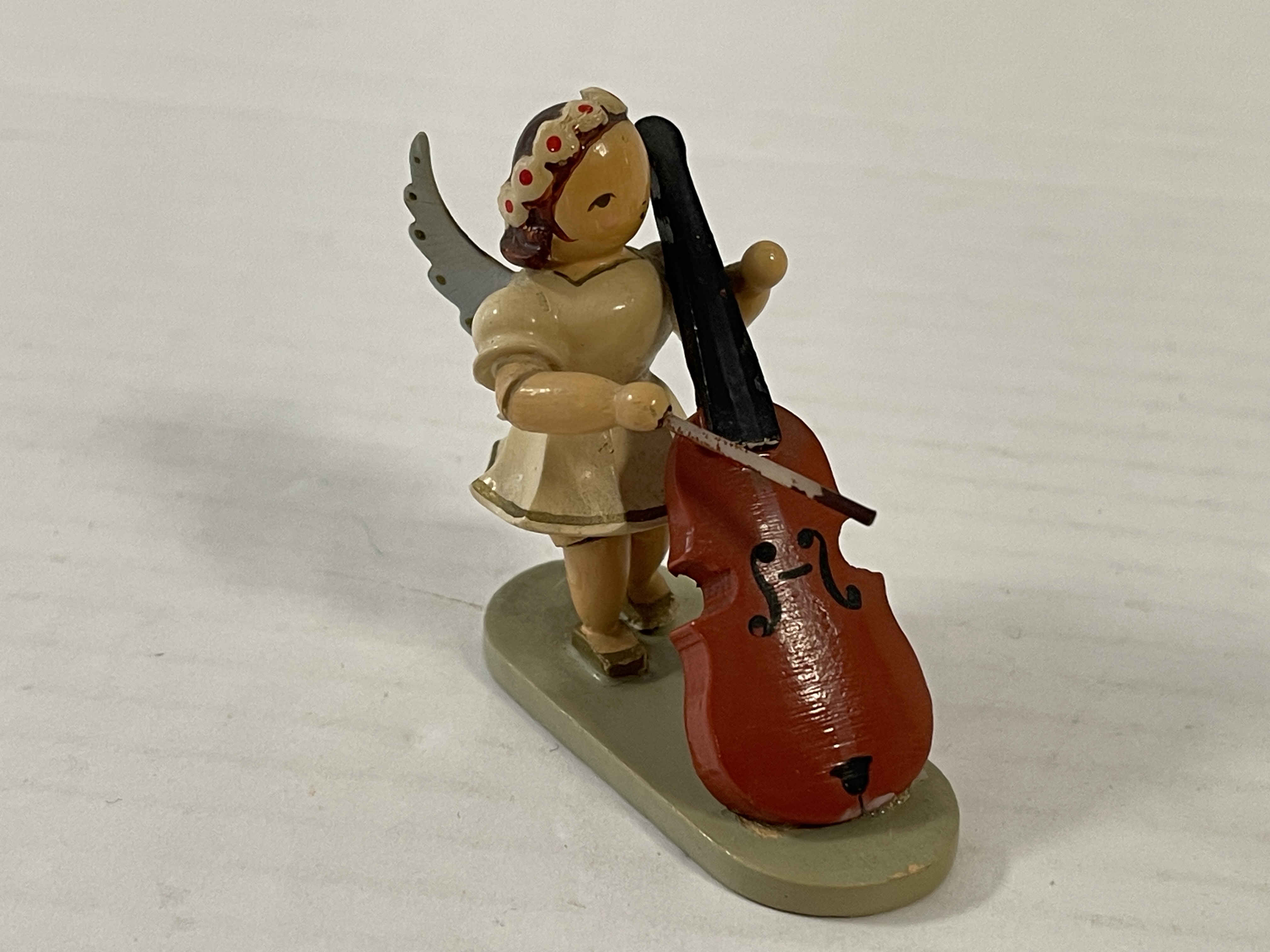 Erzgebirge Figur Engel 5 cm. Zustand siehe Fotos
