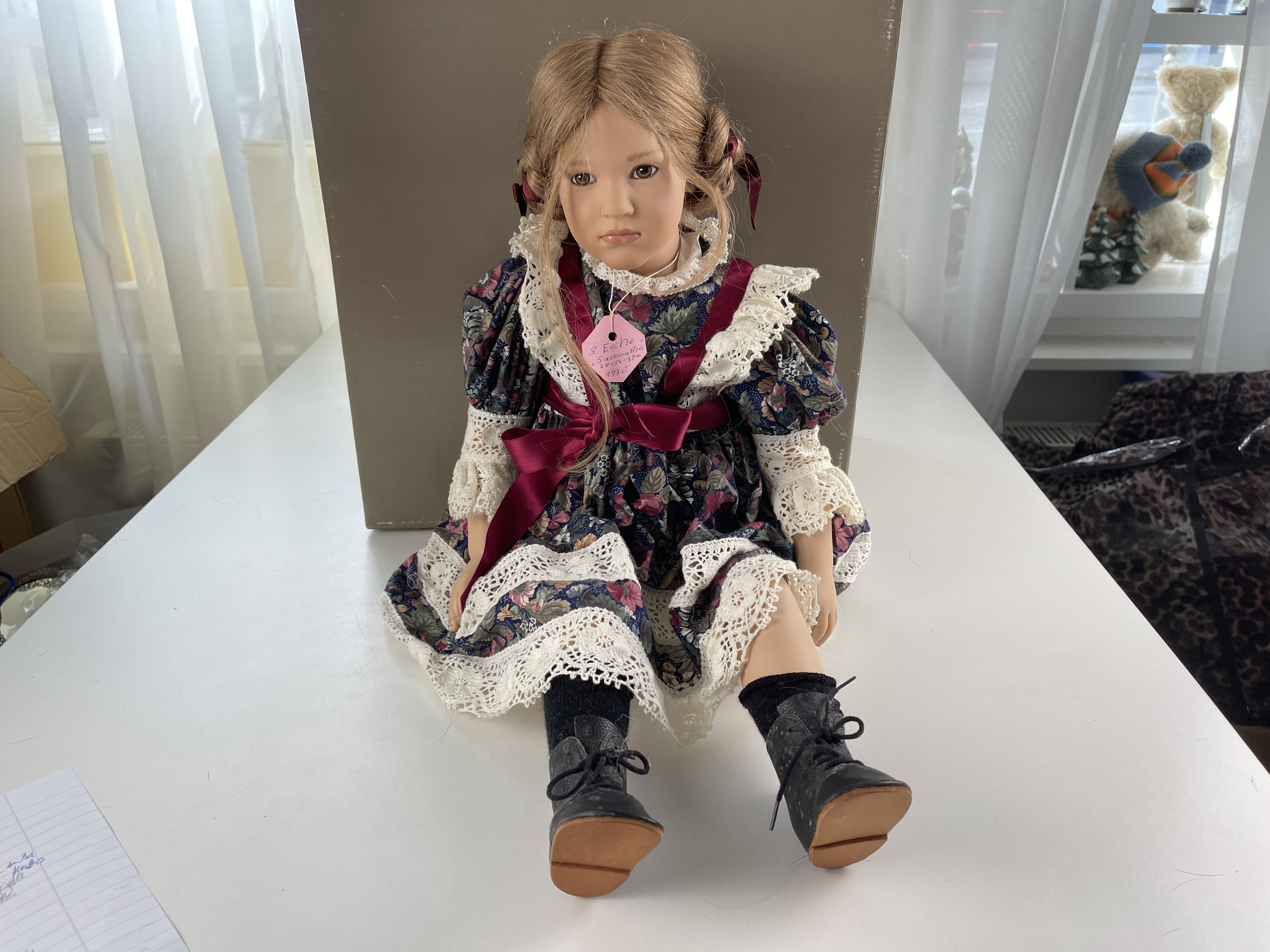 Sigikid Sabine Esche Künstlerpuppe Vinyl Puppe 52 cm. Top Zustand  