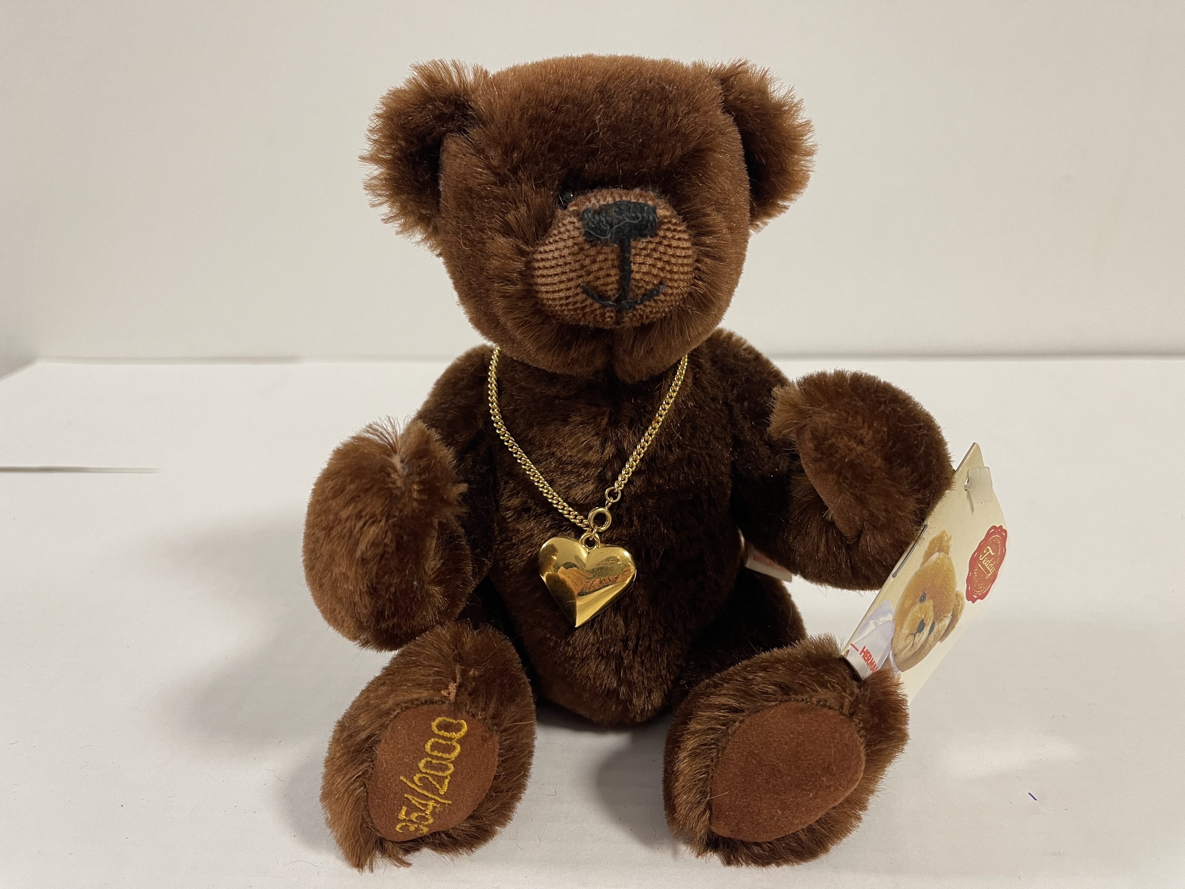 Hermann Sammler Teddy Bär 22 cm.  Top Zustand   