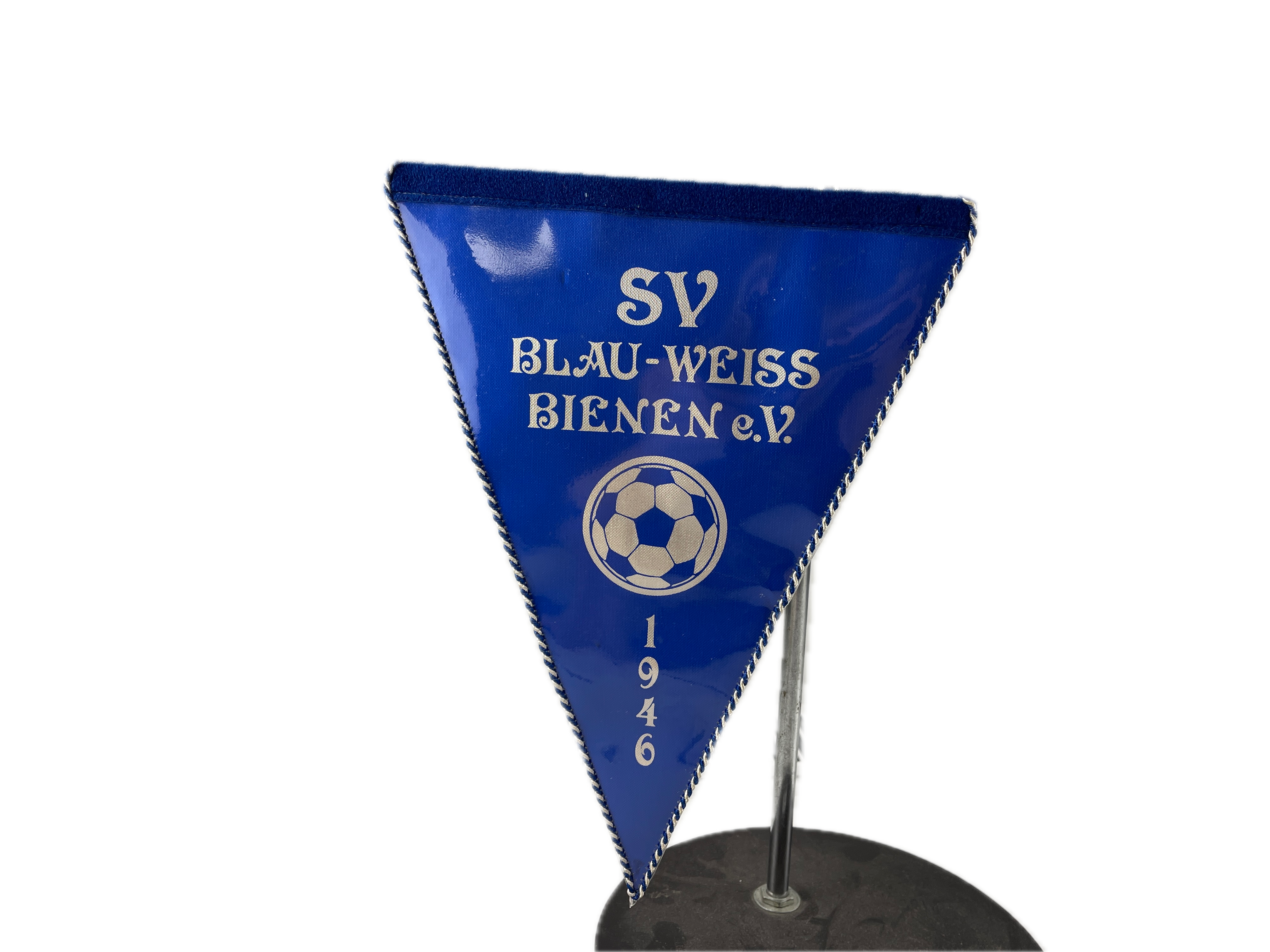 Sammler Wimpel SV Blau-Weiss Bienen E.V 32 cm -  Zustand siehe Fotos 