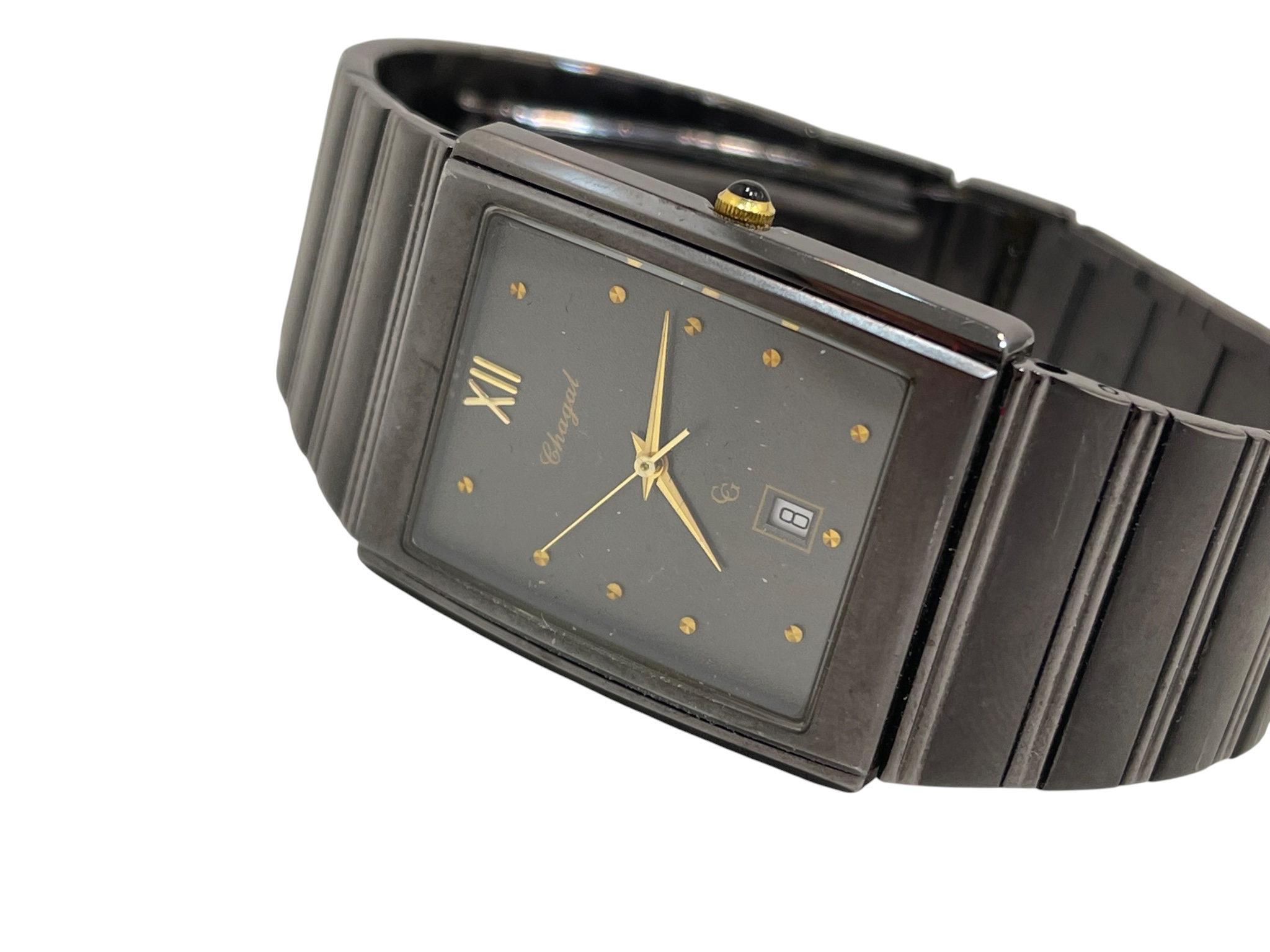 Chagal Unisex Armbanduhr Quartz + Saphirkristall    - Zustand siehe Fotos 