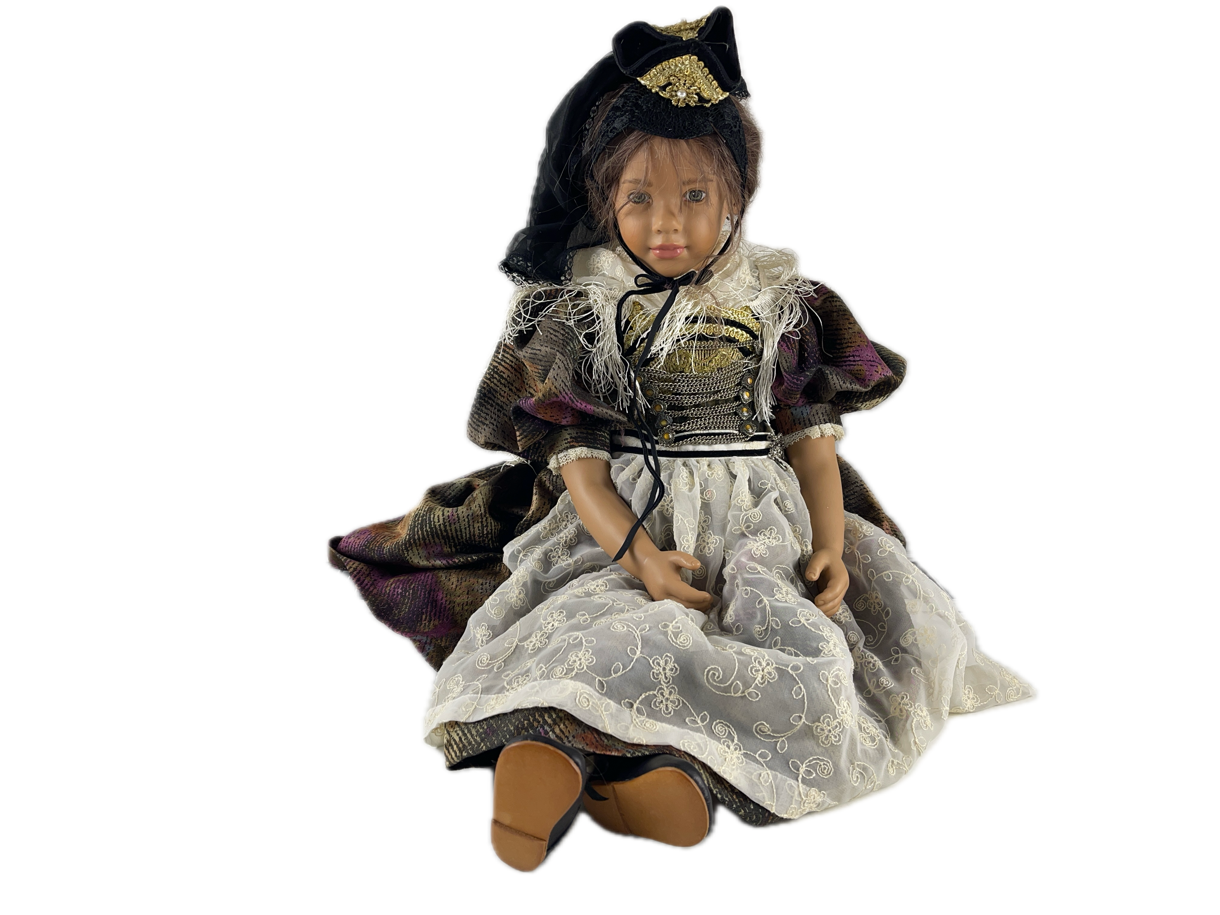 Künstlerpuppe Sigikid Ilse Wippler Vinyl Puppe 66 cm. Top Zustand  