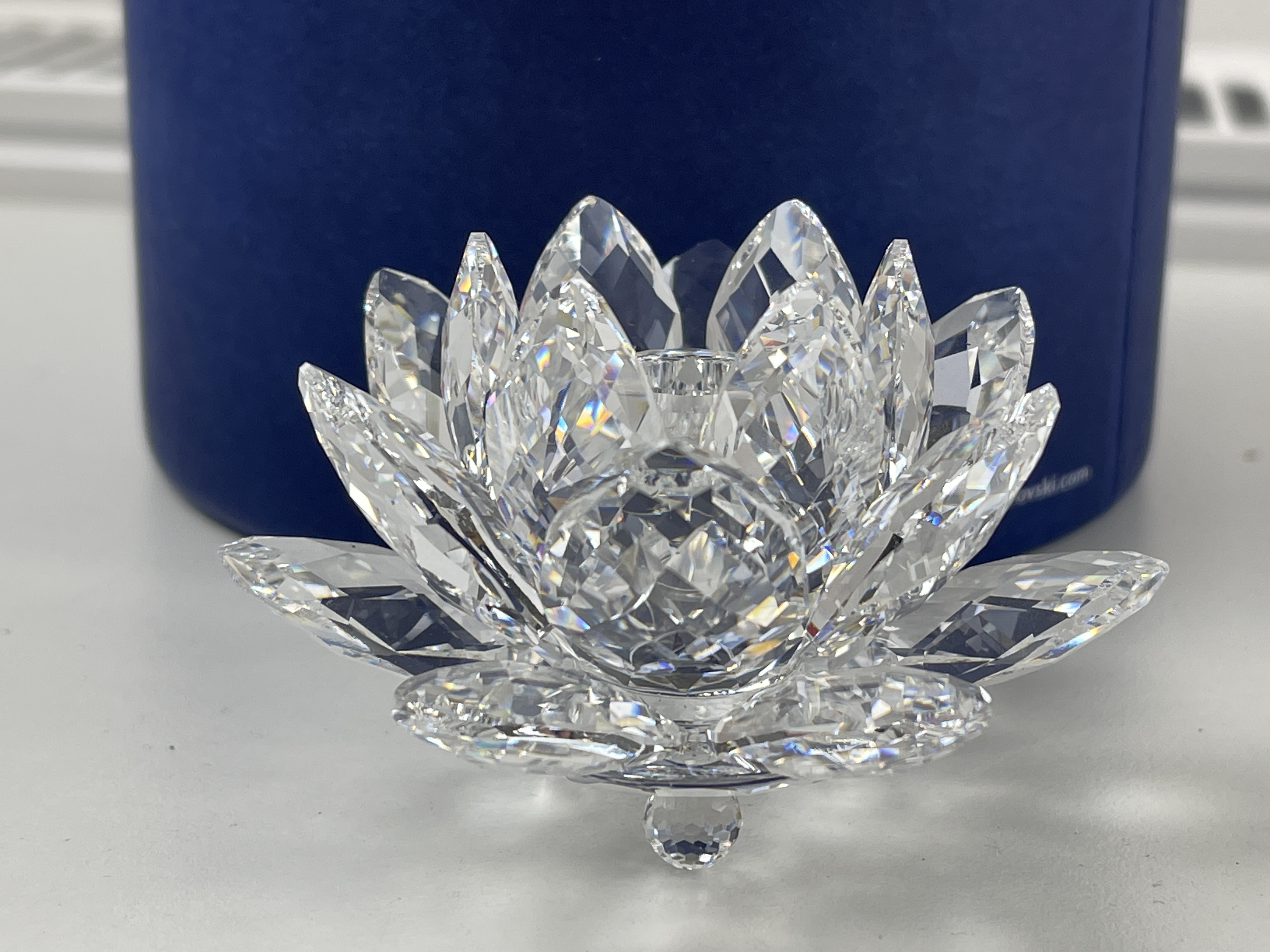 Swarovski Figur 011867 Seerose 8,5 cm Ø. Ovp & Zertifikat. Top Zustand 
