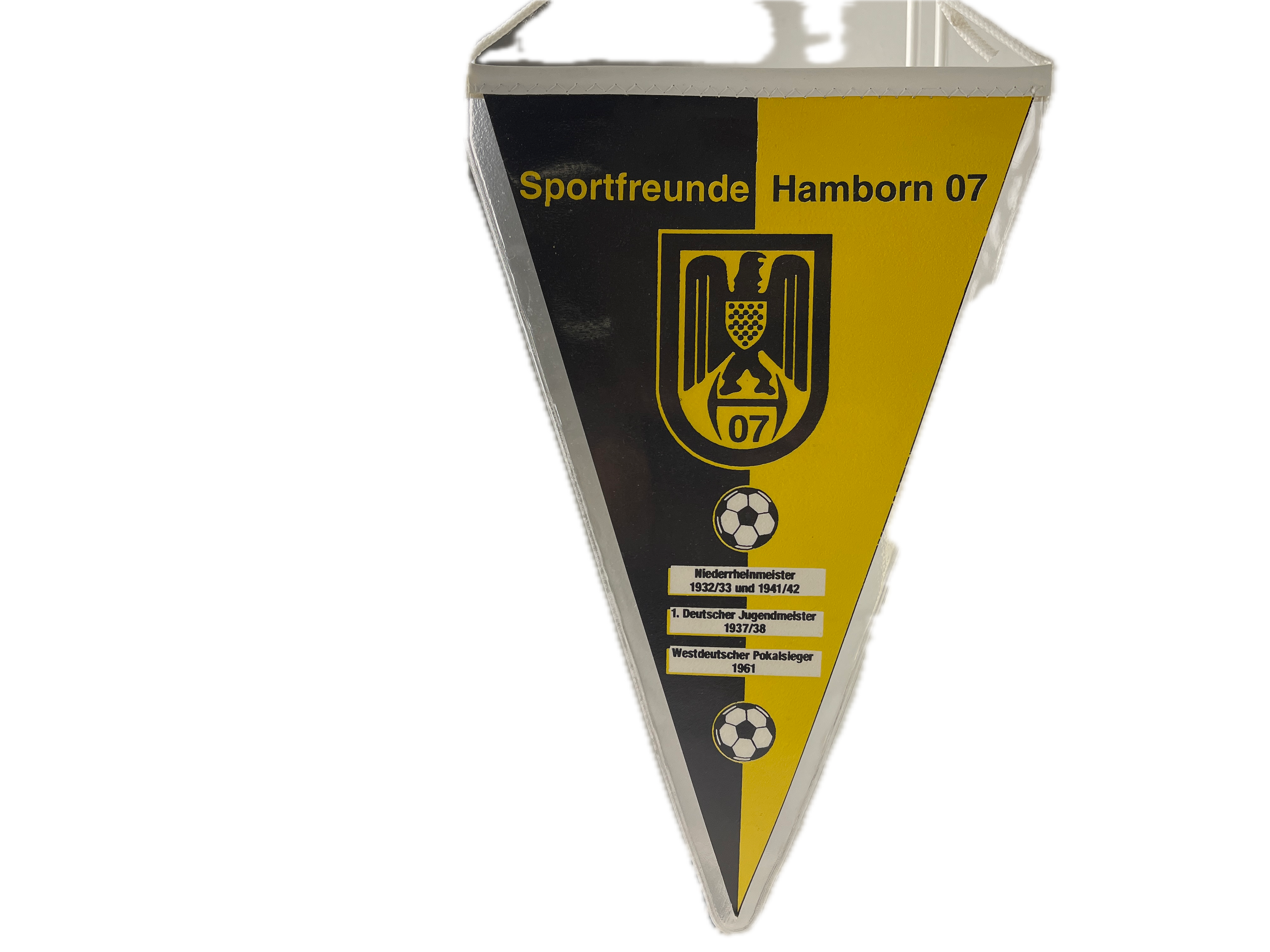 Sammler Wimpel Sportfreunde Hamborn 07 e.v 26 cm -  Top Zustand 