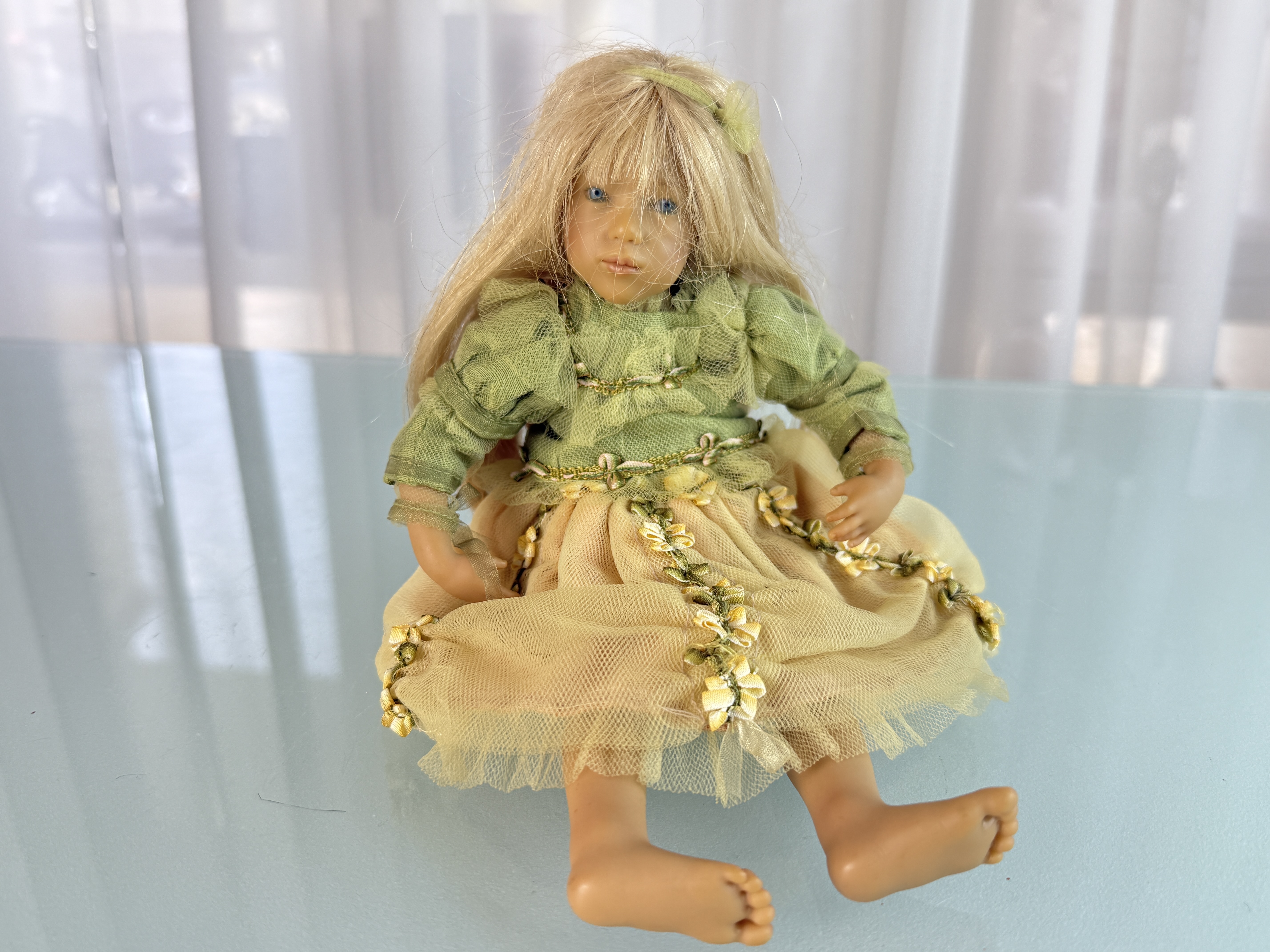 Annette Himstedt Puppe Club Mini Himmelsschlüsselchen 27 cm. Top Zustand