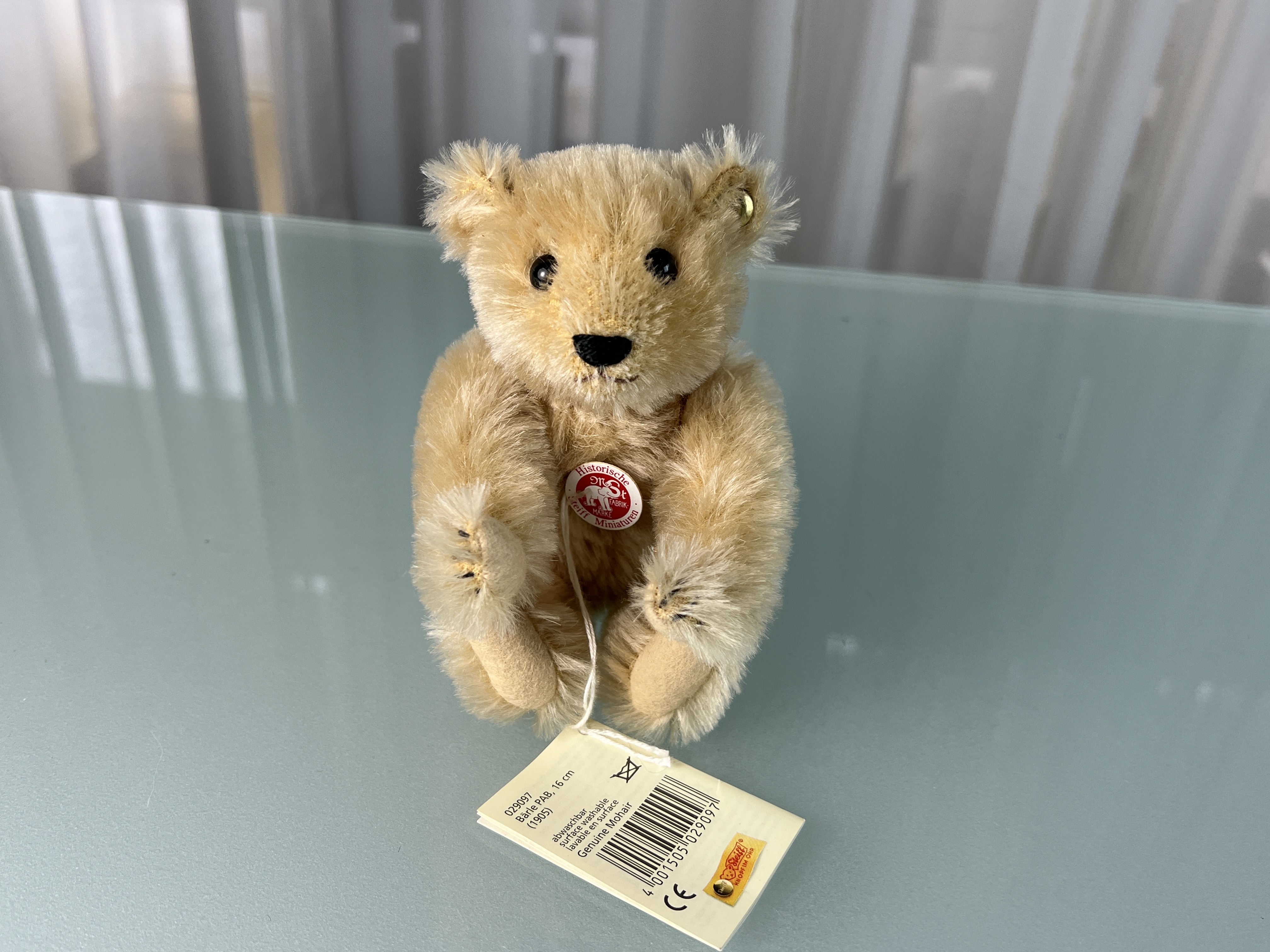 Steiff Tier 029097 Teddy Bär Bärle 16 cm. Top Zustand   