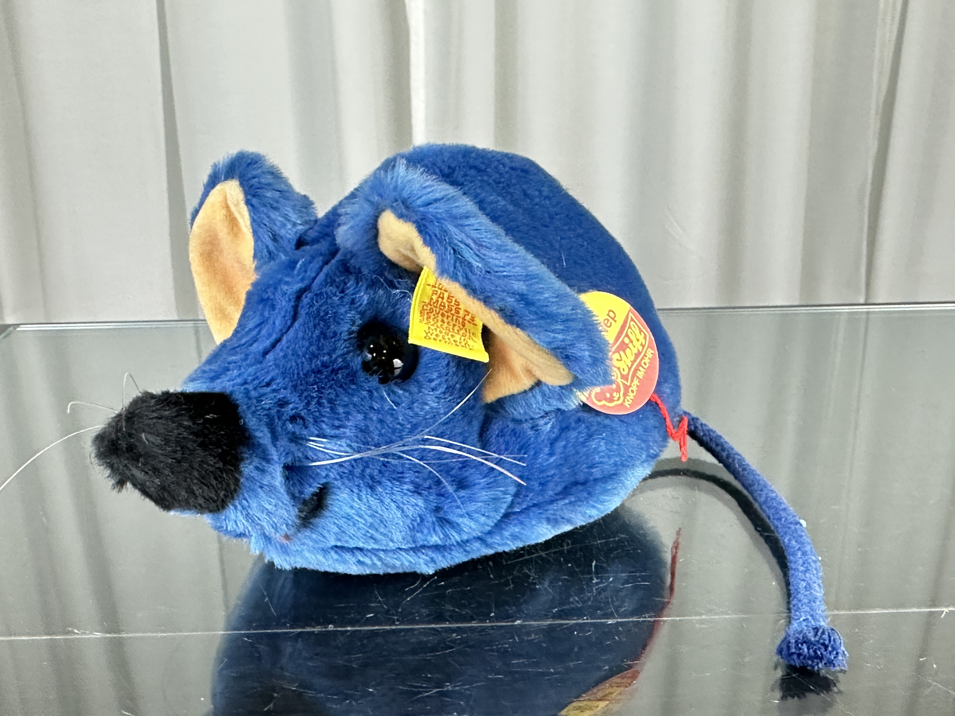 Steiff Chat gris debout 22 cm au meilleur prix sur
