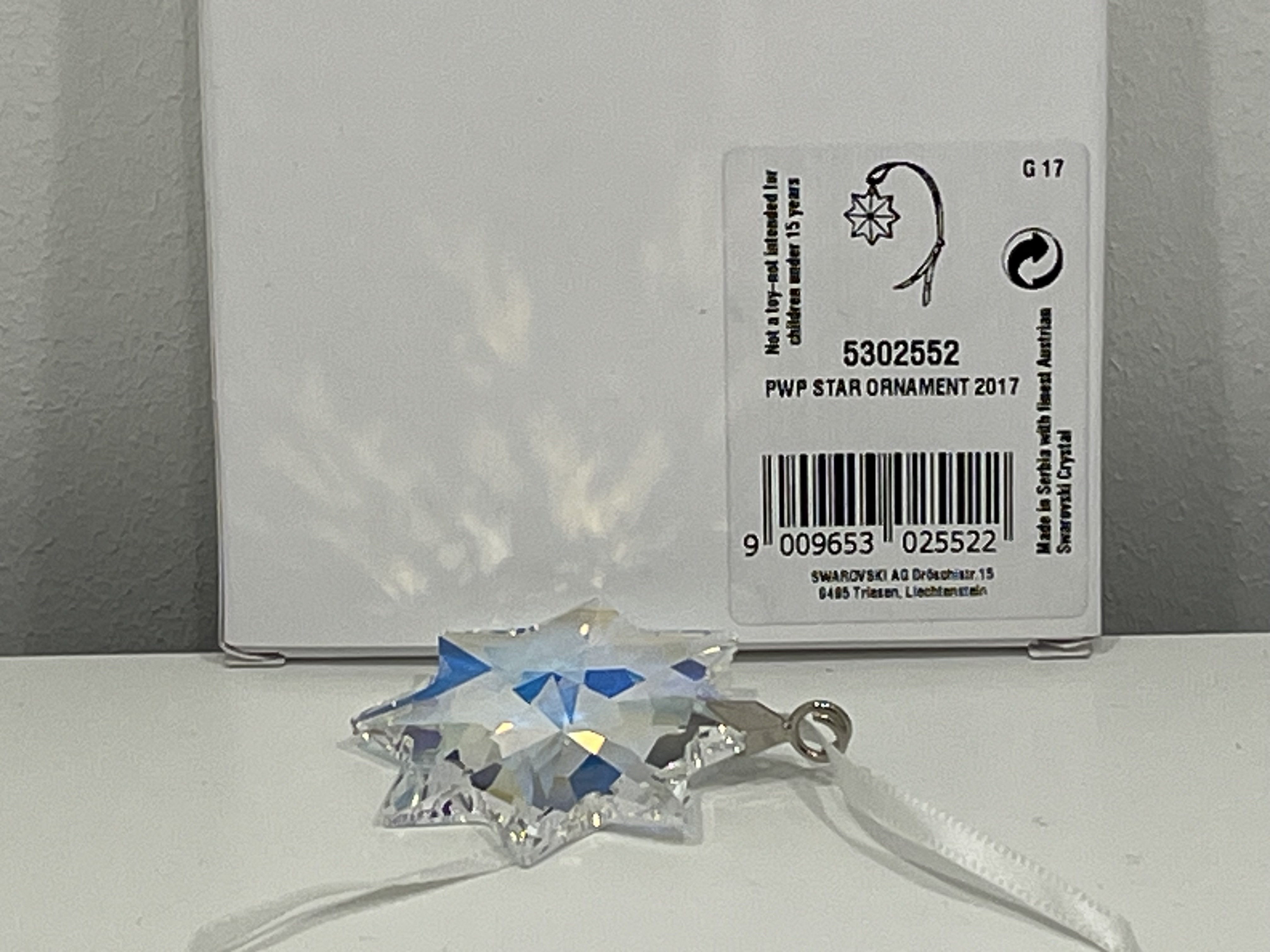  Swarovski Figur 5302552 Weihnachtsstern 2017 Klein 4,4 cm. Ovp & Zertifikat - Top Zustand