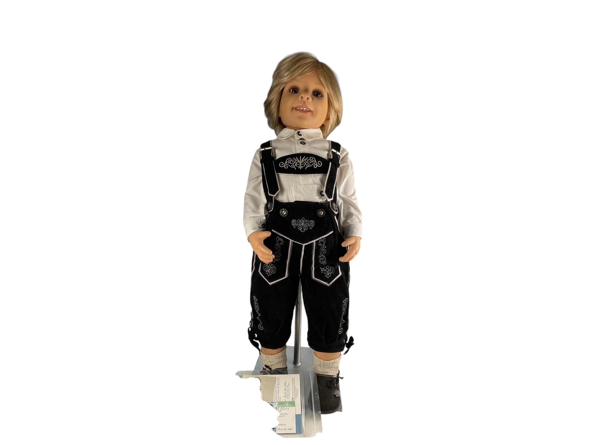 Künstlerpuppe Puppe Monika Peter Leicht Vinyl Puppe 86 cm Schmutzig  