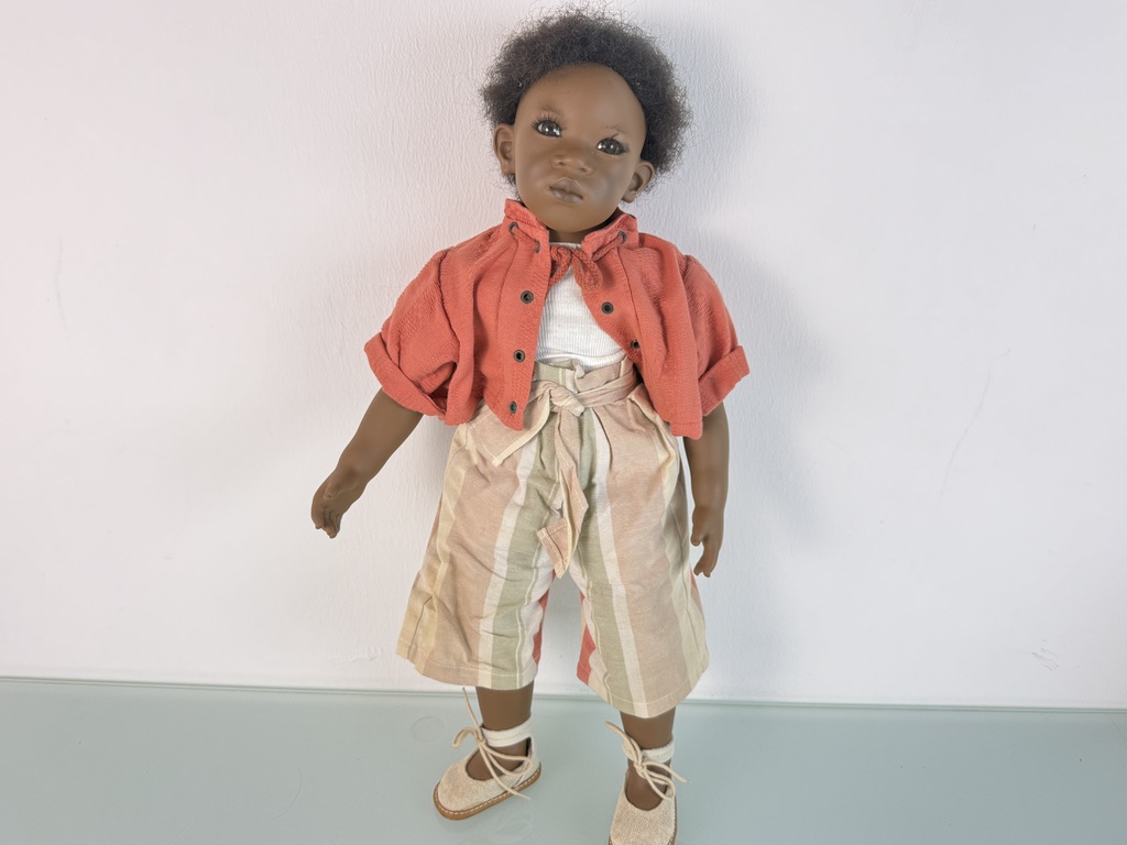 Künstlerpuppe Annette Himstedt Puppe Pemba 55 cm. Top Zustand 