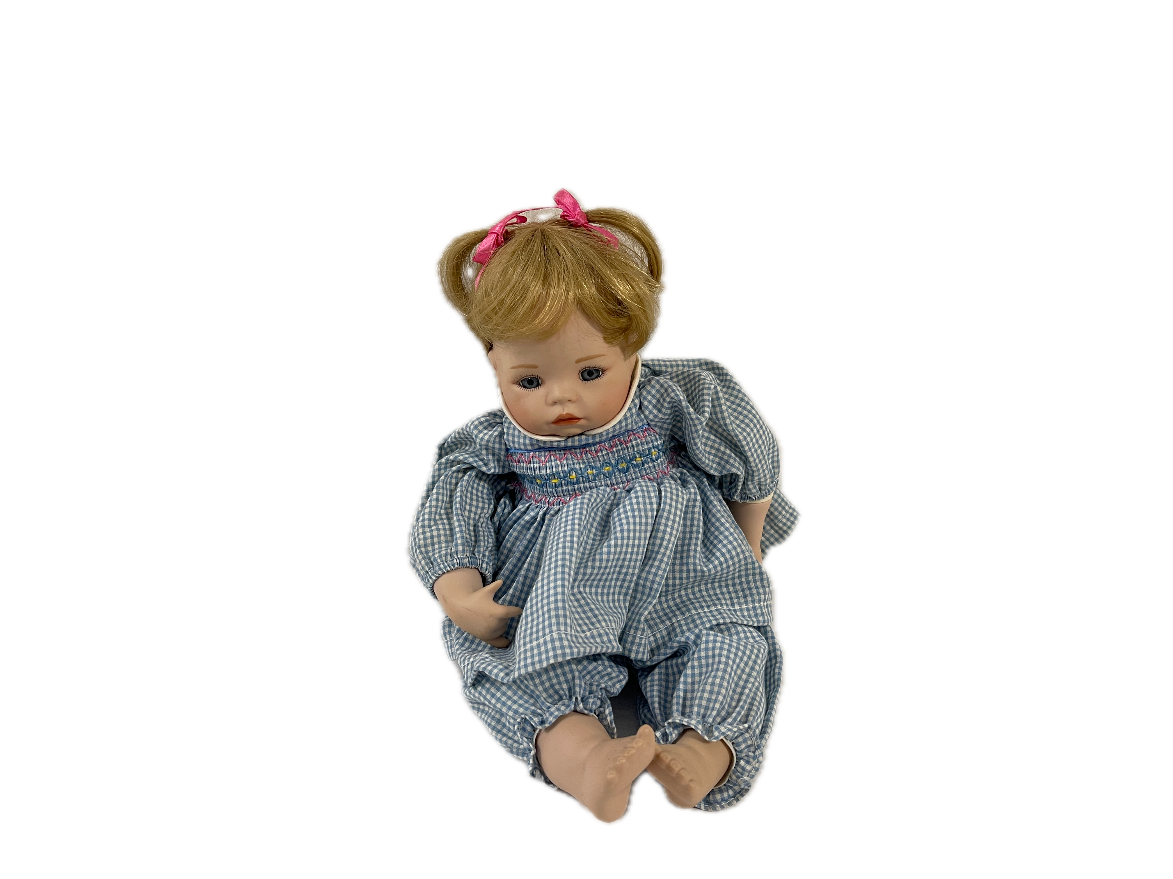 Porzellan Künstlerpuppe Puppe 30 cm. Top Zustand   
