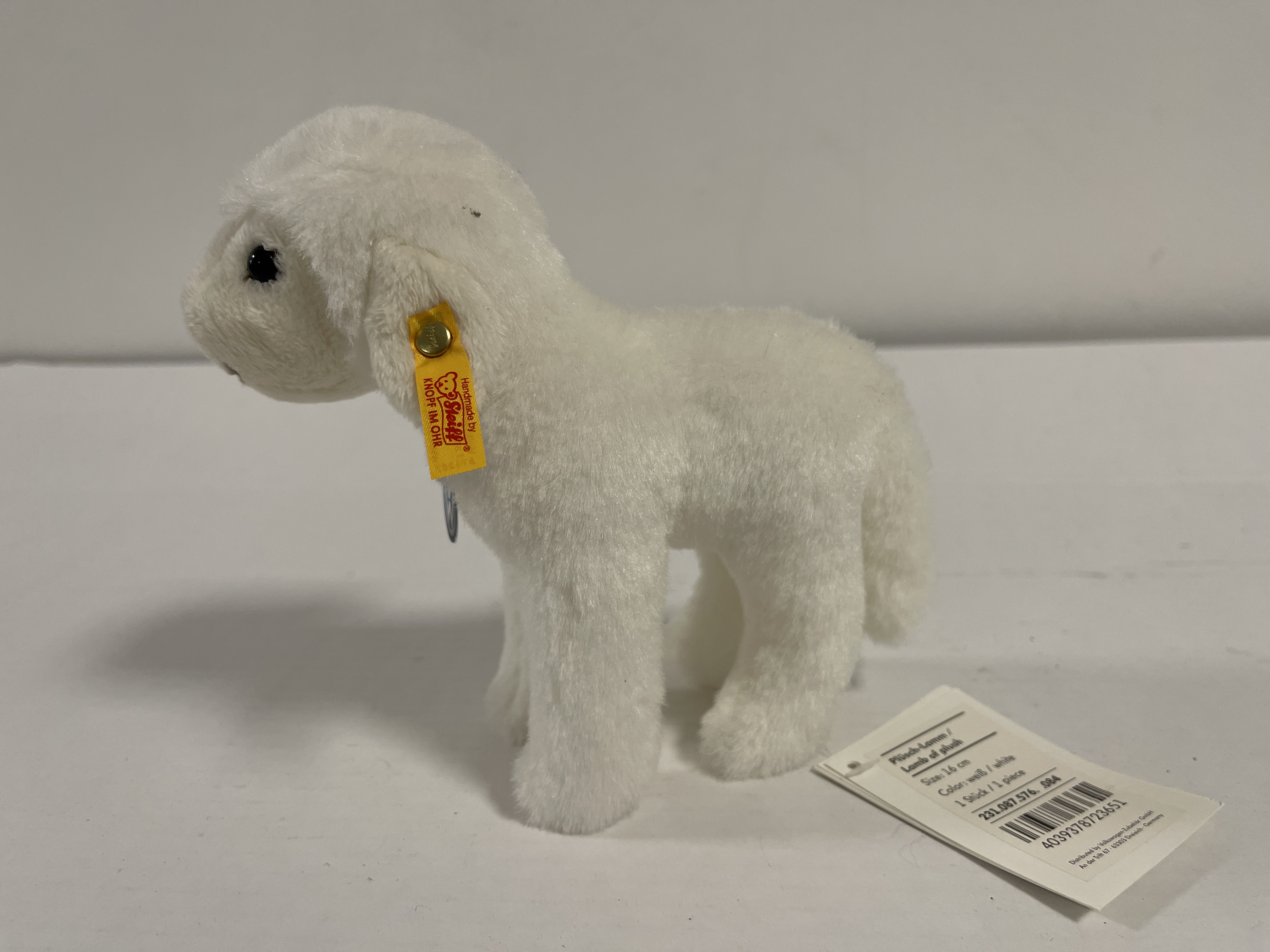 Steiff Tier 674297 Lamm 16 cm. Top Zustand