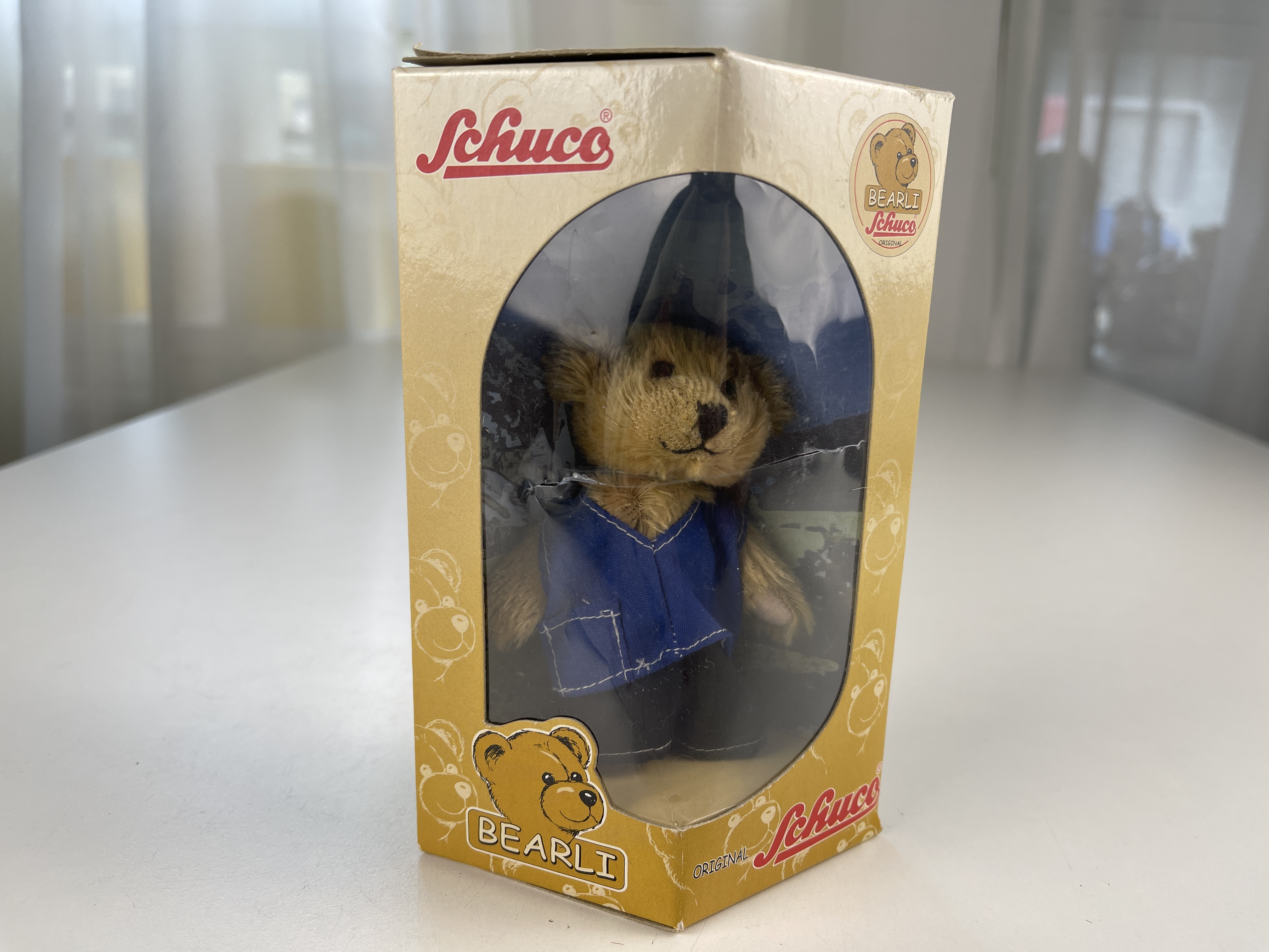 Sammler Tier Stofftier Schuco Teddy Bär 10 cm Zustand siehe Fotos  