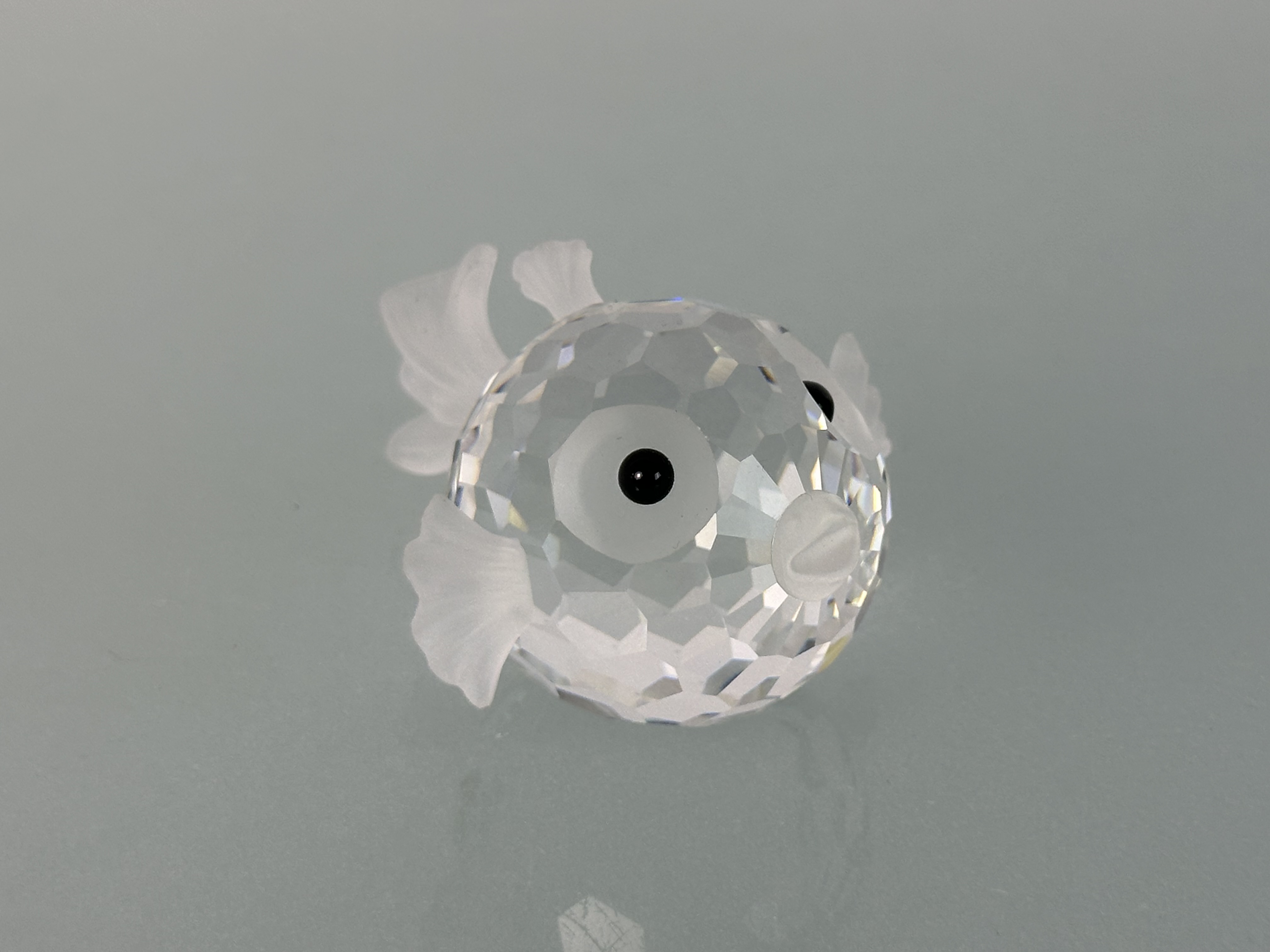  Swarovski Figur 010013 Großer Kugelfisch 7 cm Top Zustand