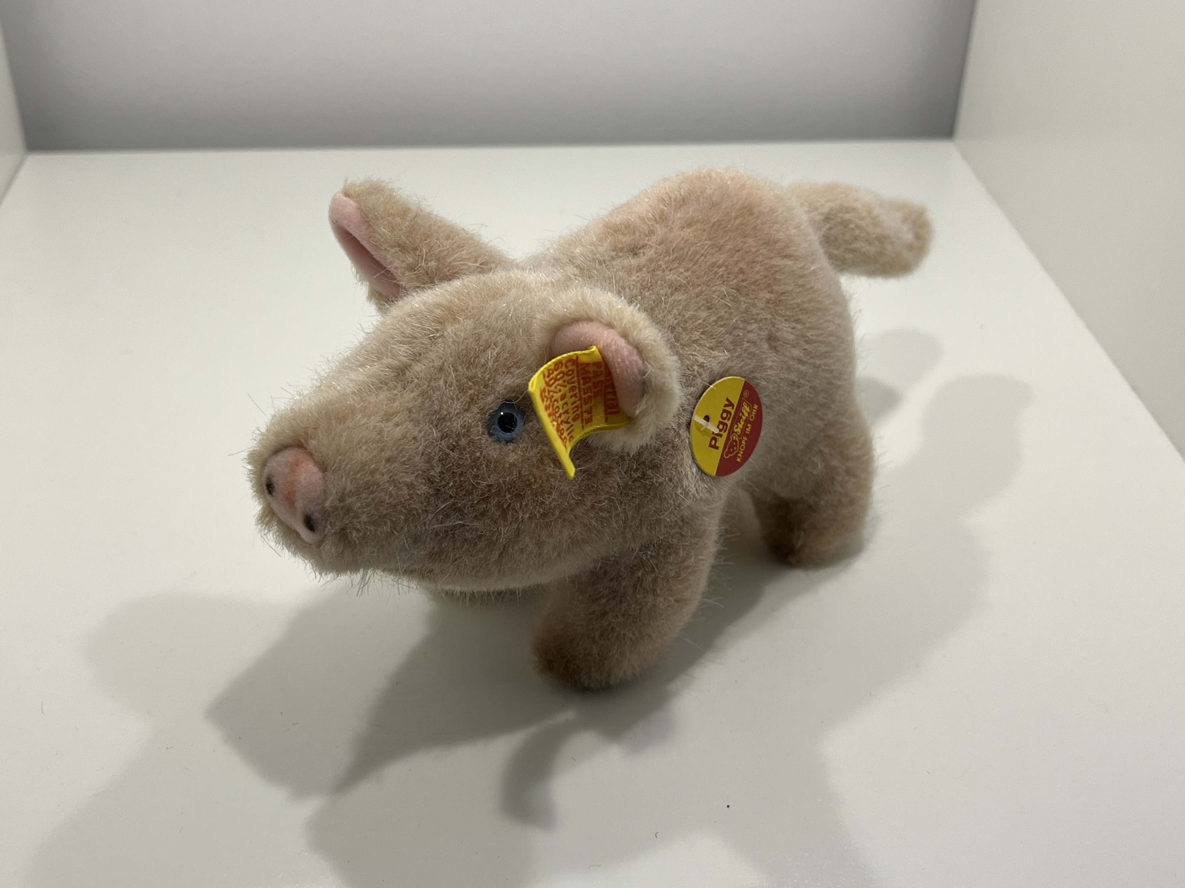 Steiff Tier Schwein 1505/10 14 x 10 cm. Top Zustand    