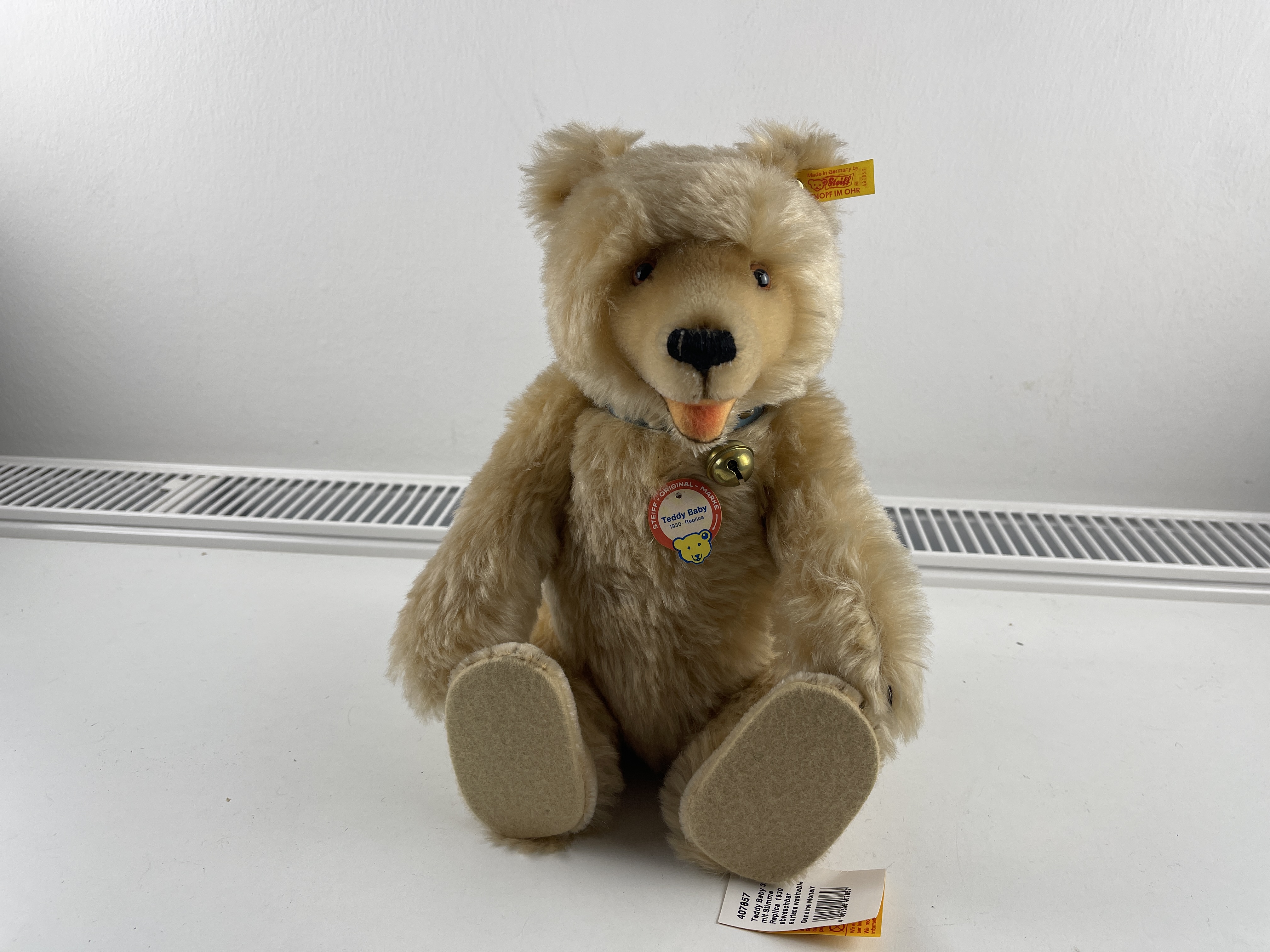 Steiff Tier Bär 407857 Teddy Baby 35 cm. Top Zustand   
