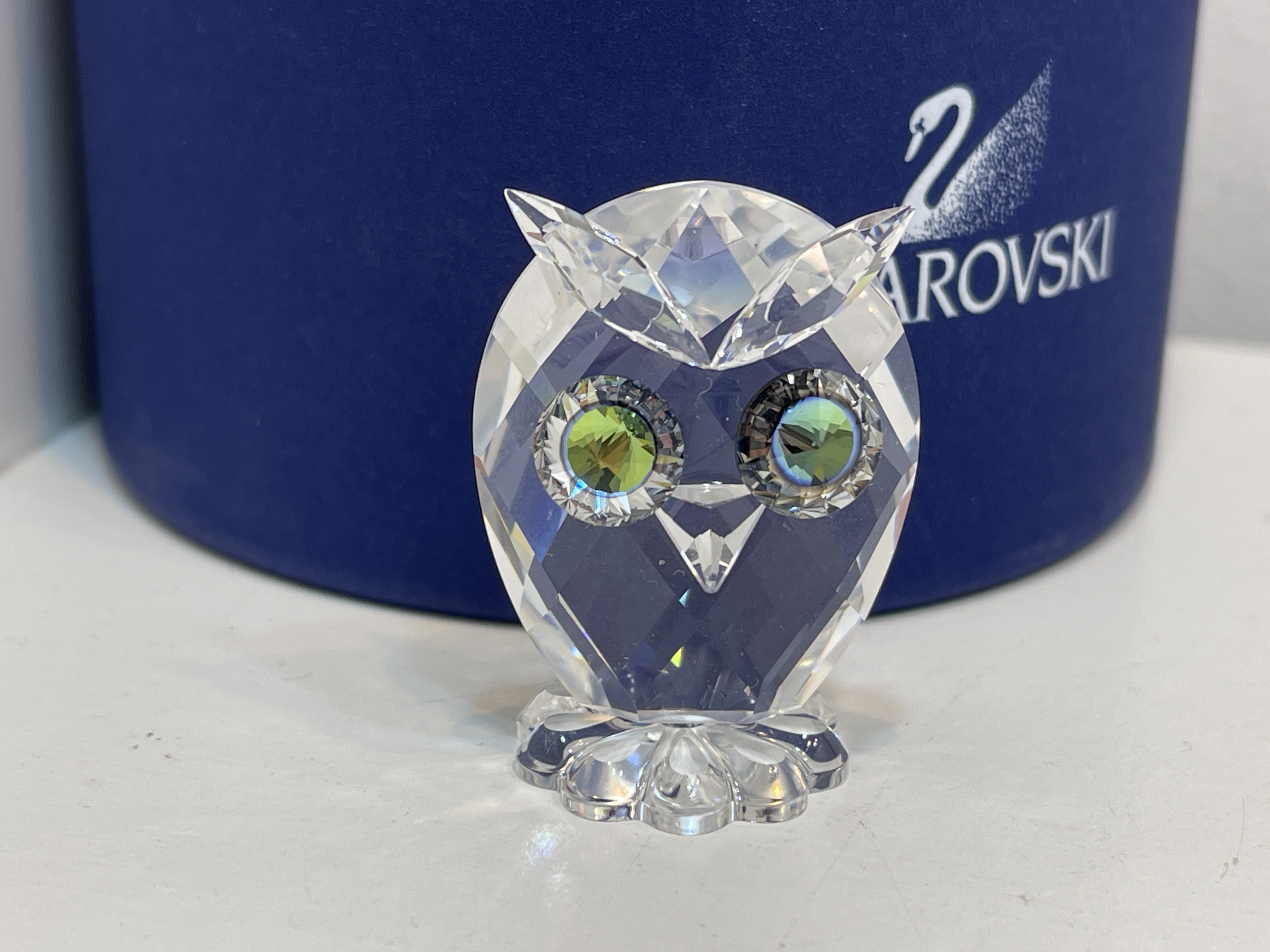 Swarovski Figur 010014 Eule 3,5 cm. Mit Ovp & Zertifikat. Top Zustand 