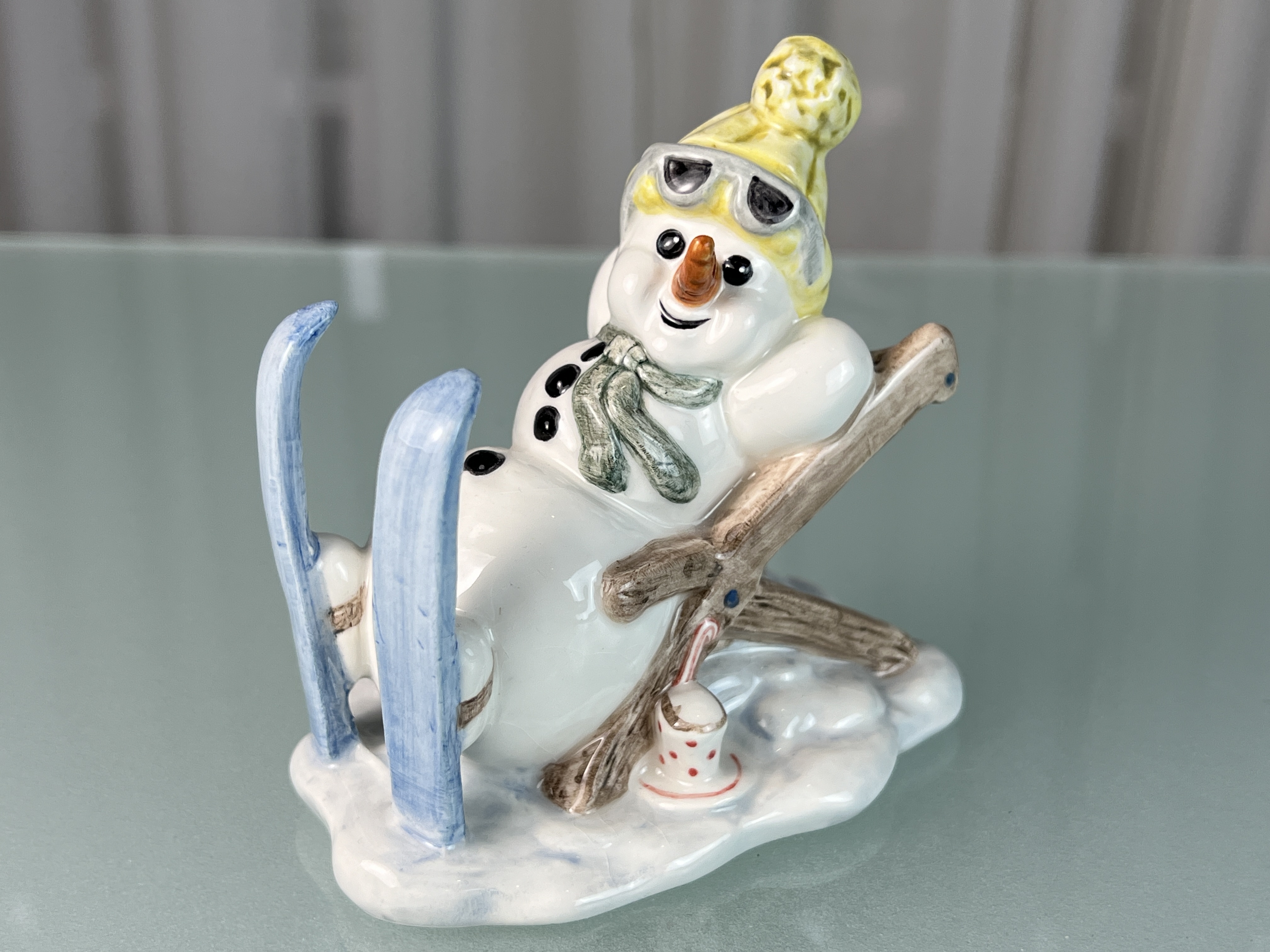  Goebel Figur Schneemann Porzellan Figur 11 cm. 1 Wahl. Top Zustand.  