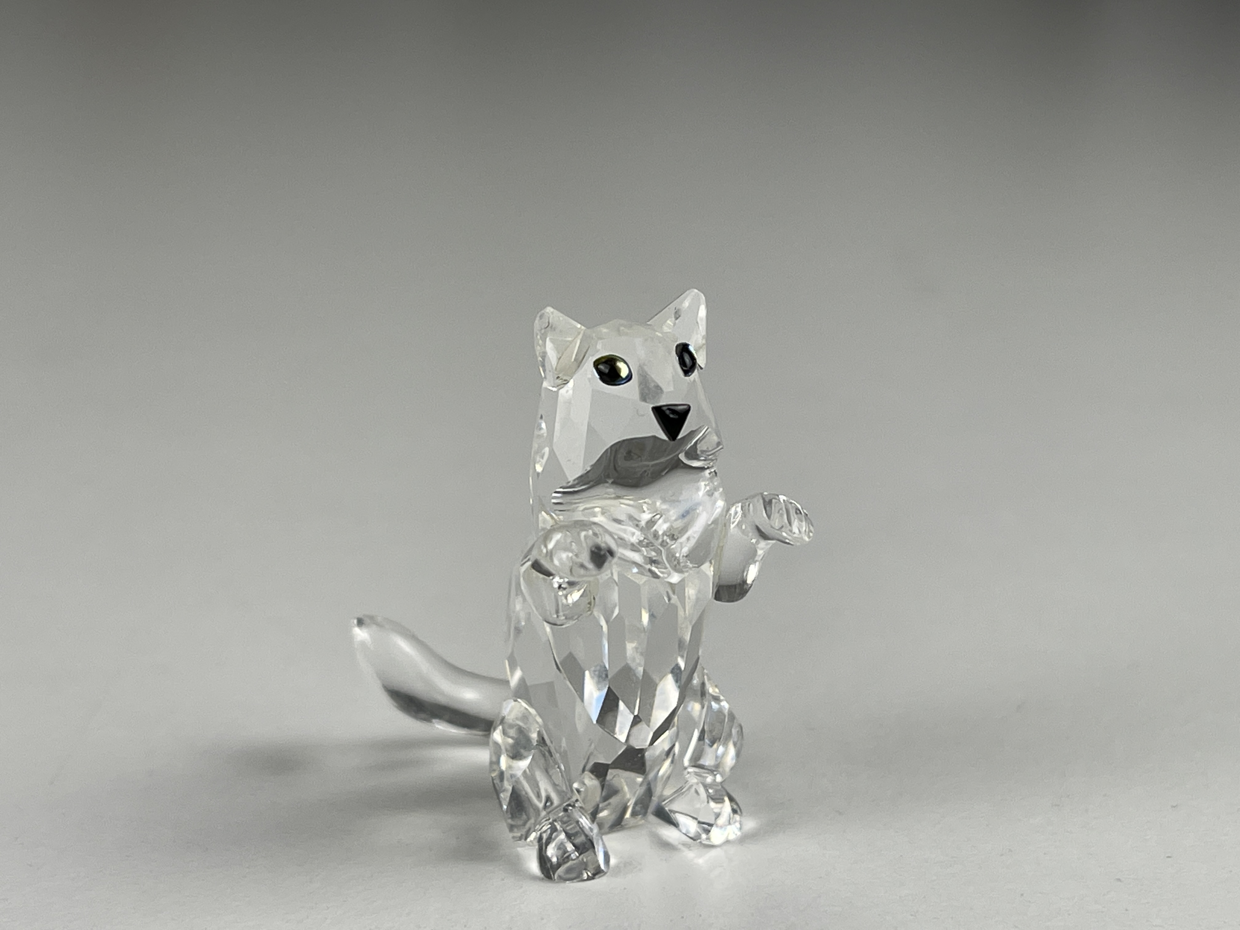 Swarovski Figur 028000 Springende Katze 3,5 cm. Top Zustand