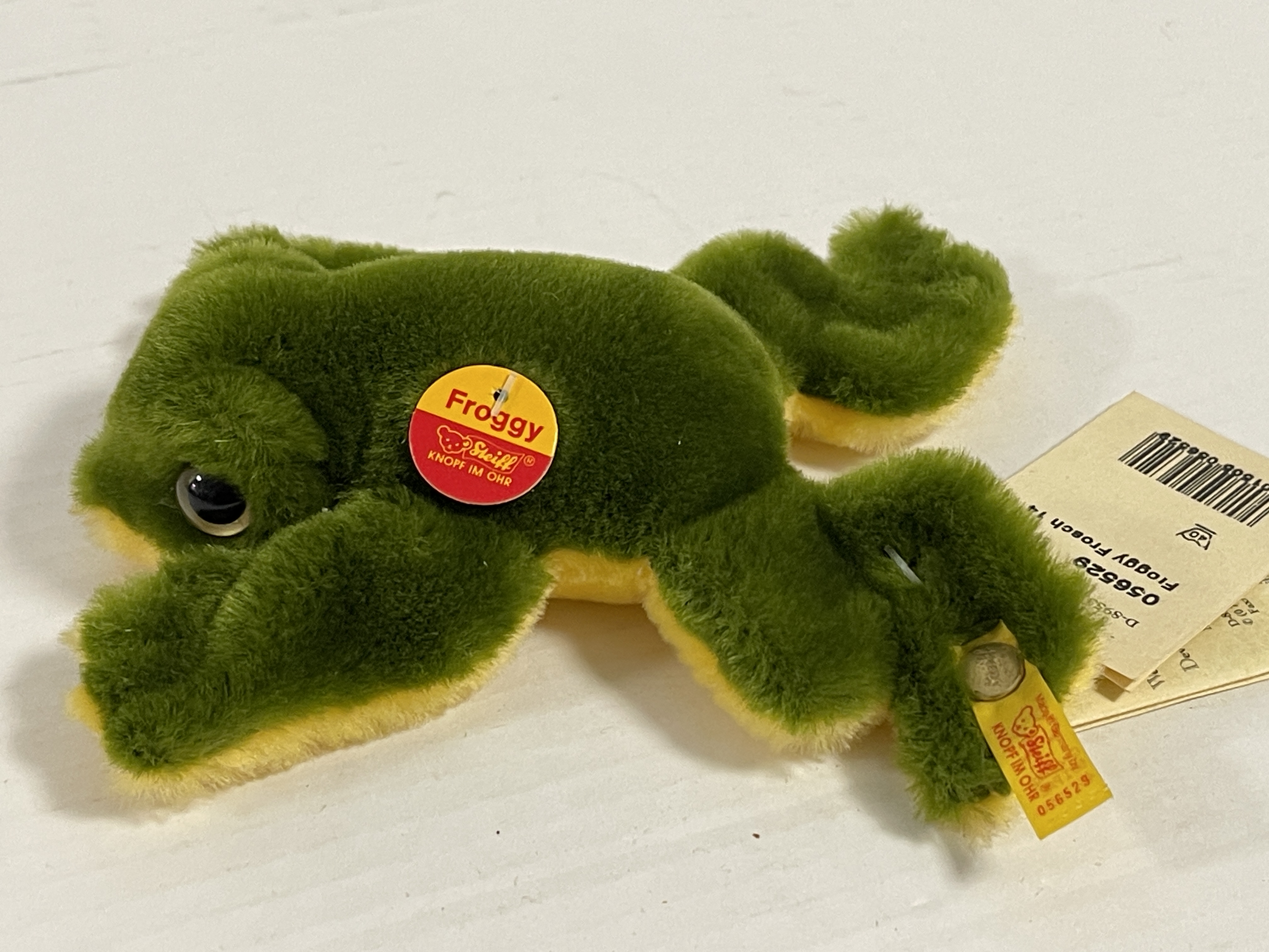 Steiff Tier Frosch 056529 Froggy - 13 cm Top Zustand 