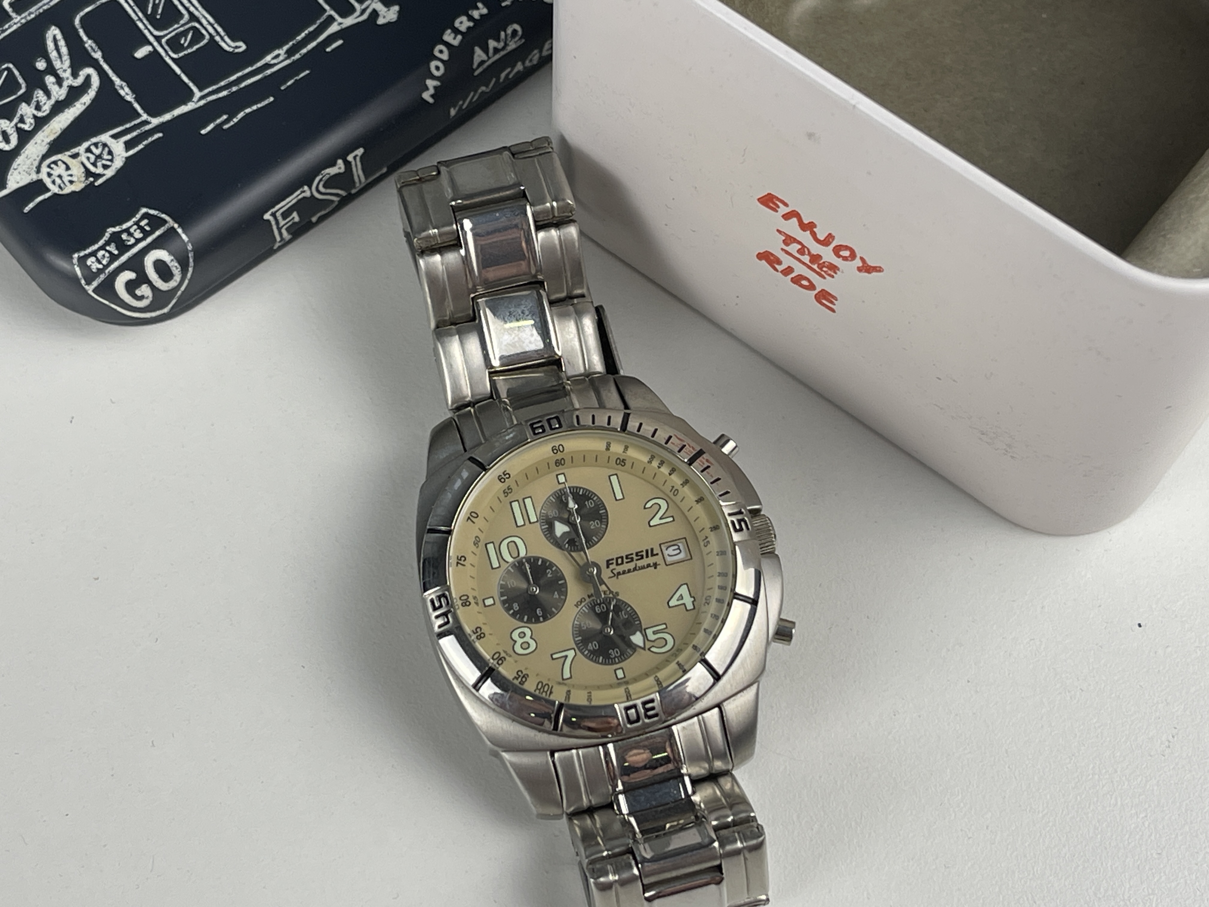 FOSSIL Herren Armbanduhr Chronograph  - Top Zustand