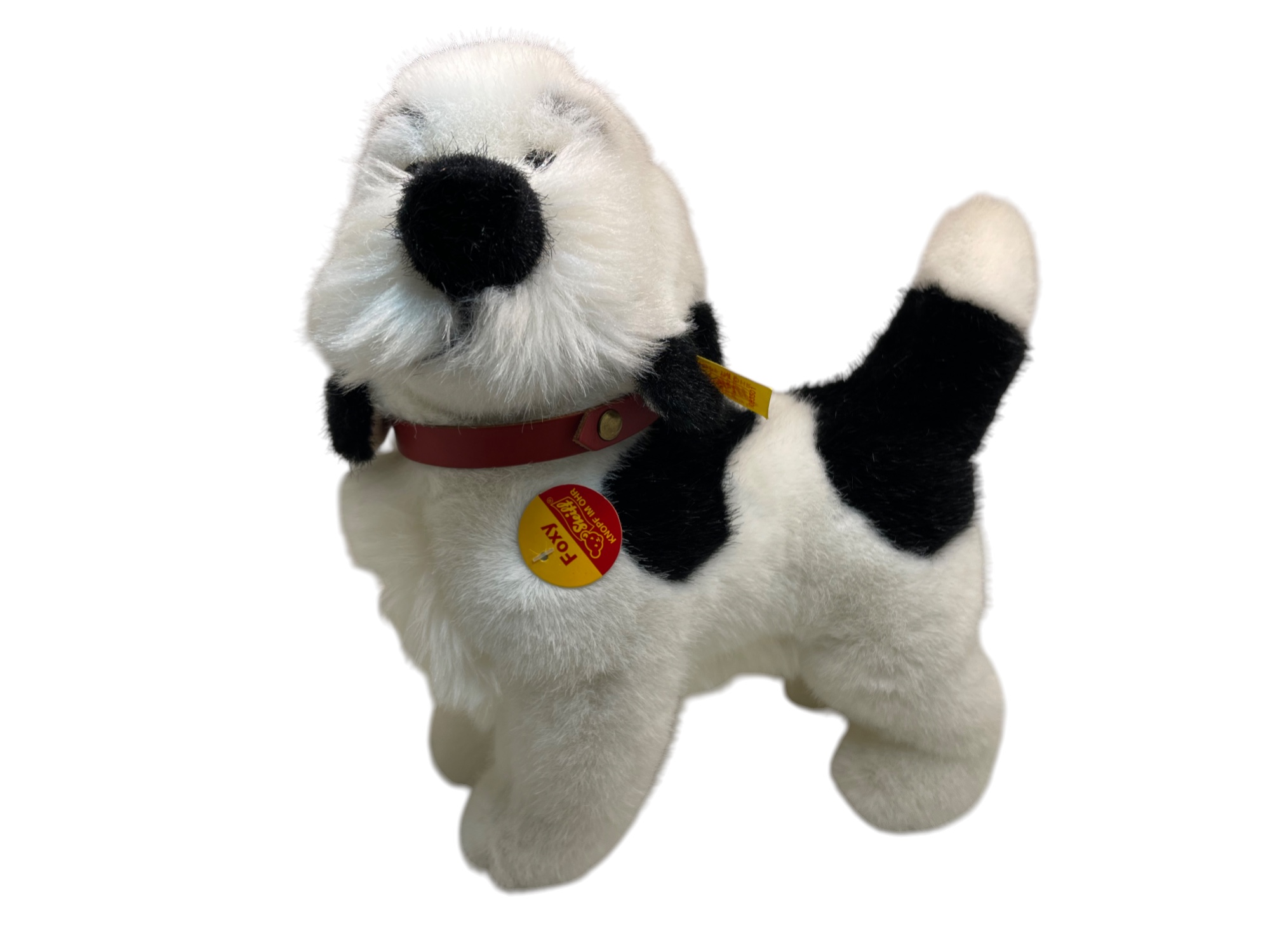 Steiff Tier Hund 083501 Foxy 27 cm. Top Zustand.