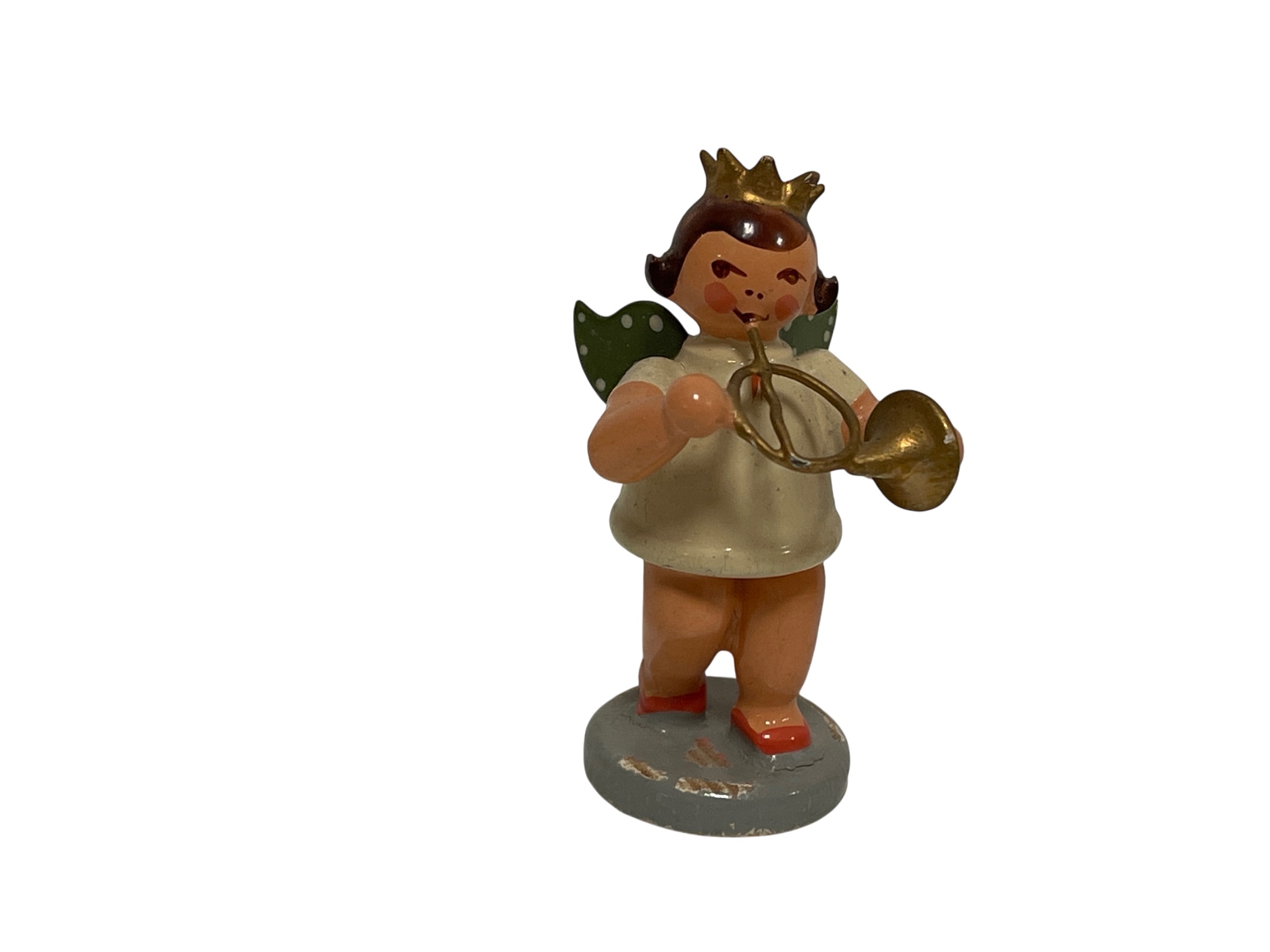 Erzgebirge Figur Engel 6,5 cm. Zustand siehe Fotos 