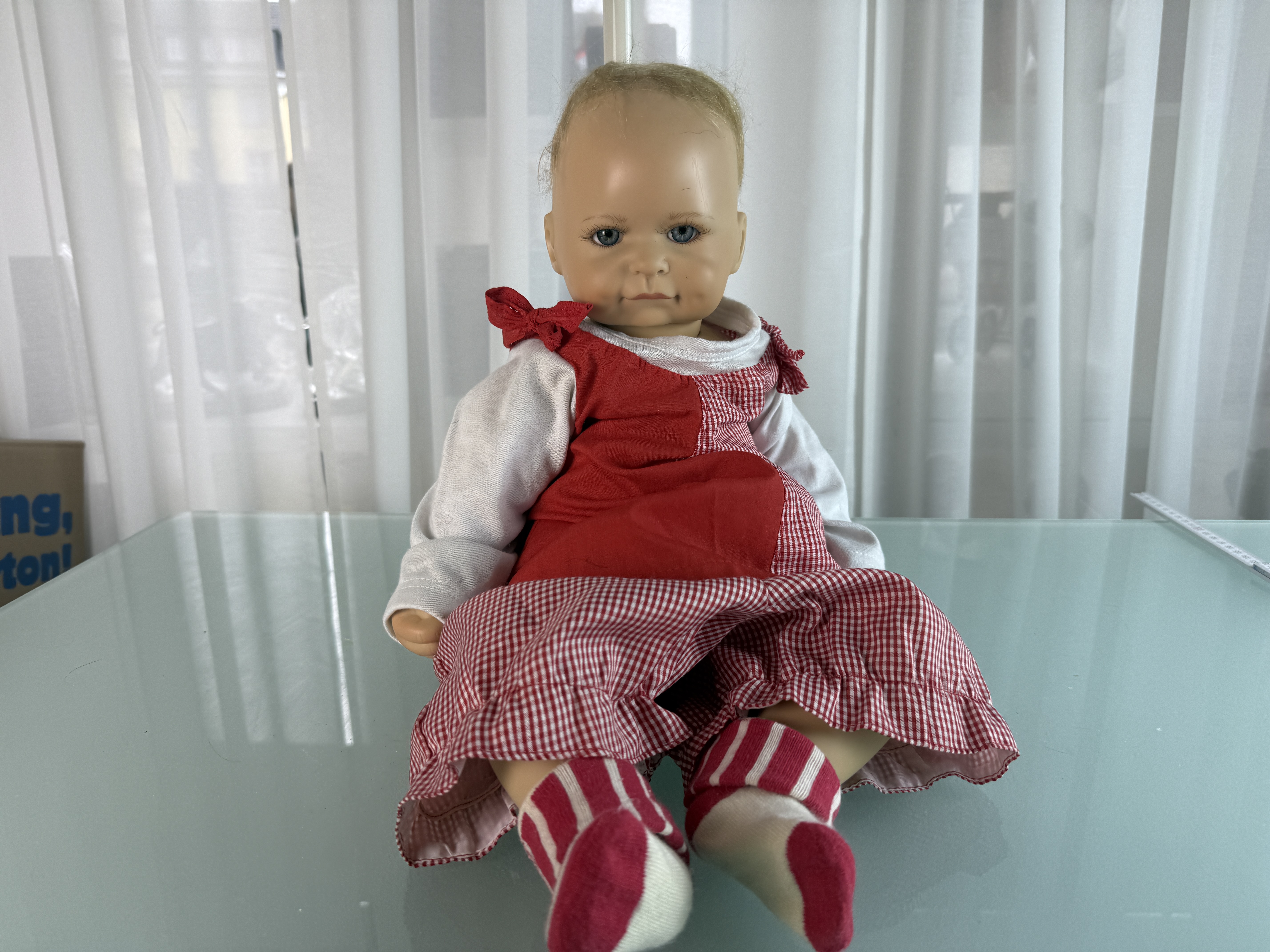 Künstlerpuppe Sammler Sigikid Vinyl Puppe 55 cm Top Zustand   