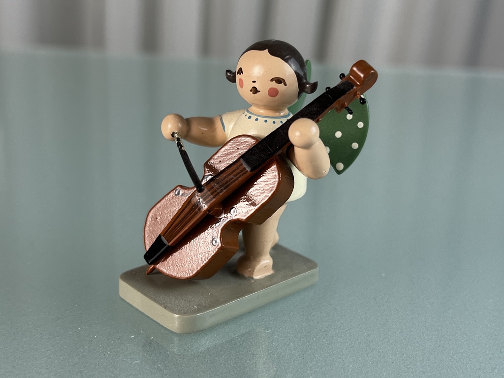 Erzgebirge Figur Sammlerfigur Holz 6 cm. Guter Zustand siehe Fotos