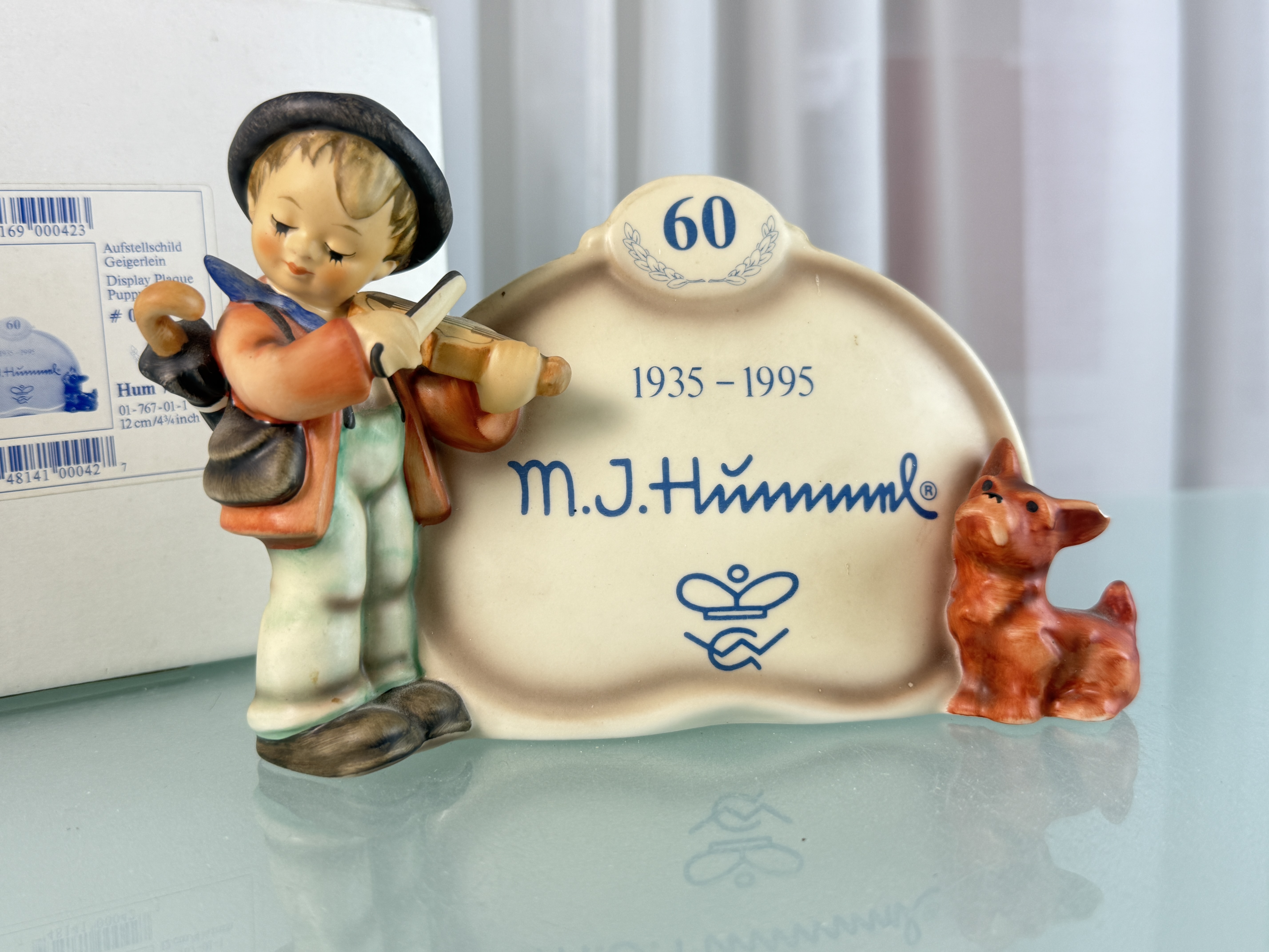  Hummel Figur 767 Händlerschild / Aufsteller 14 cm. 1 Wahl Ovp Top Zustand