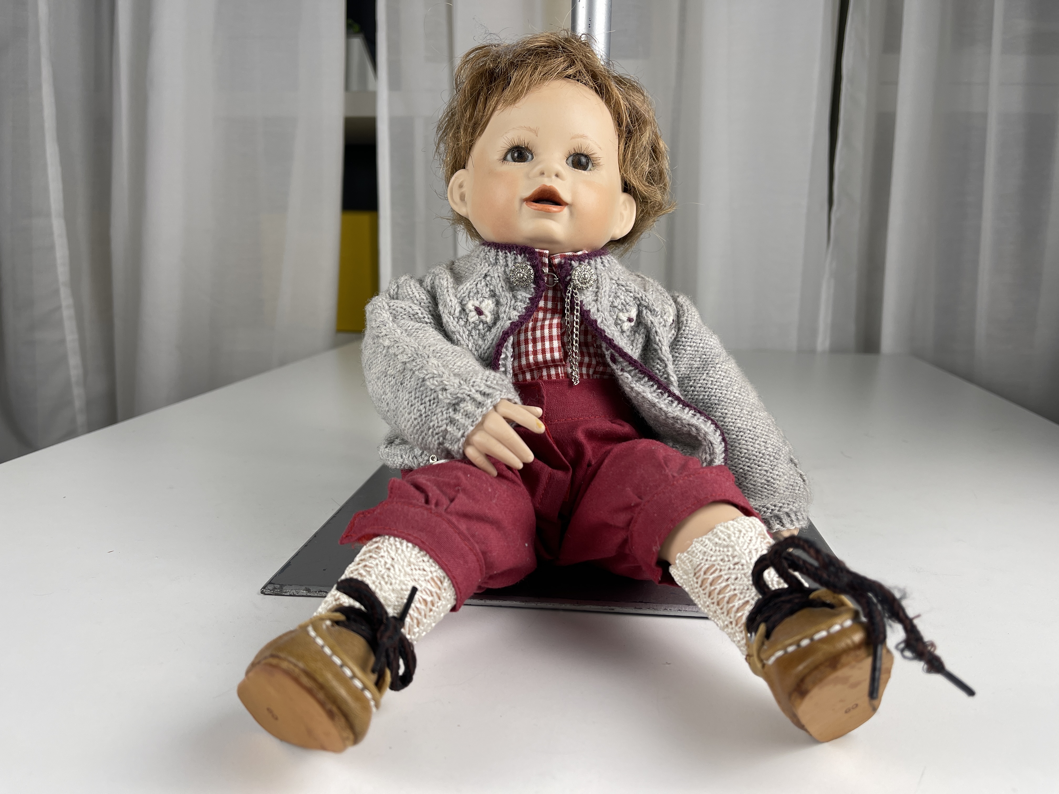 Porzellan Sammler Puppe 39 cm - Top Zustand 