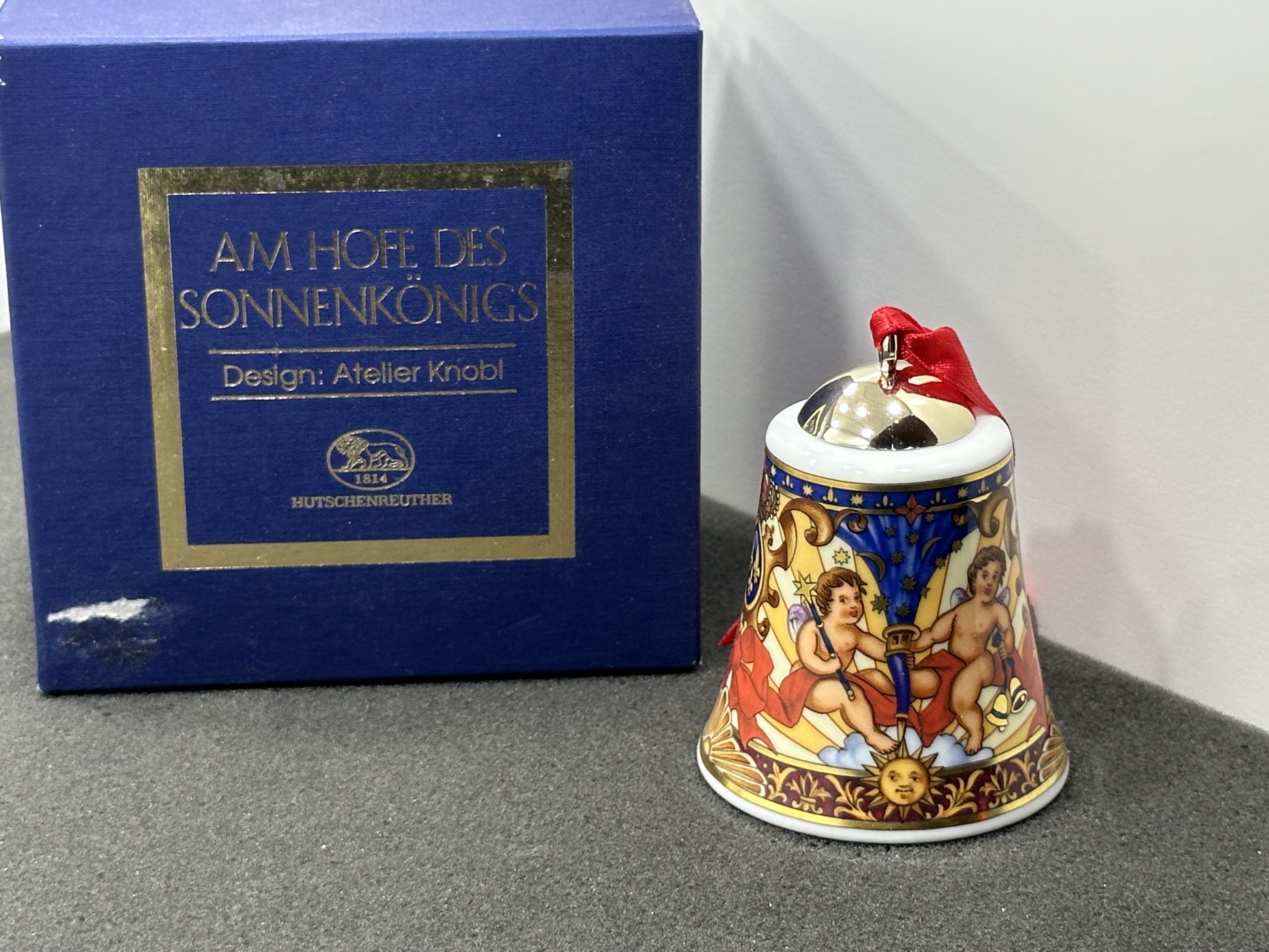  Hutschenreuther Porzellanglocke 2002 Sonnenkönig. Top Zustand