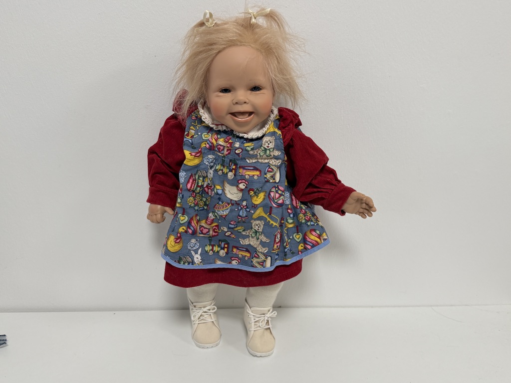 Brigitte Leman Vinyl Puppe Puppe 60 cm. Top Zustand 