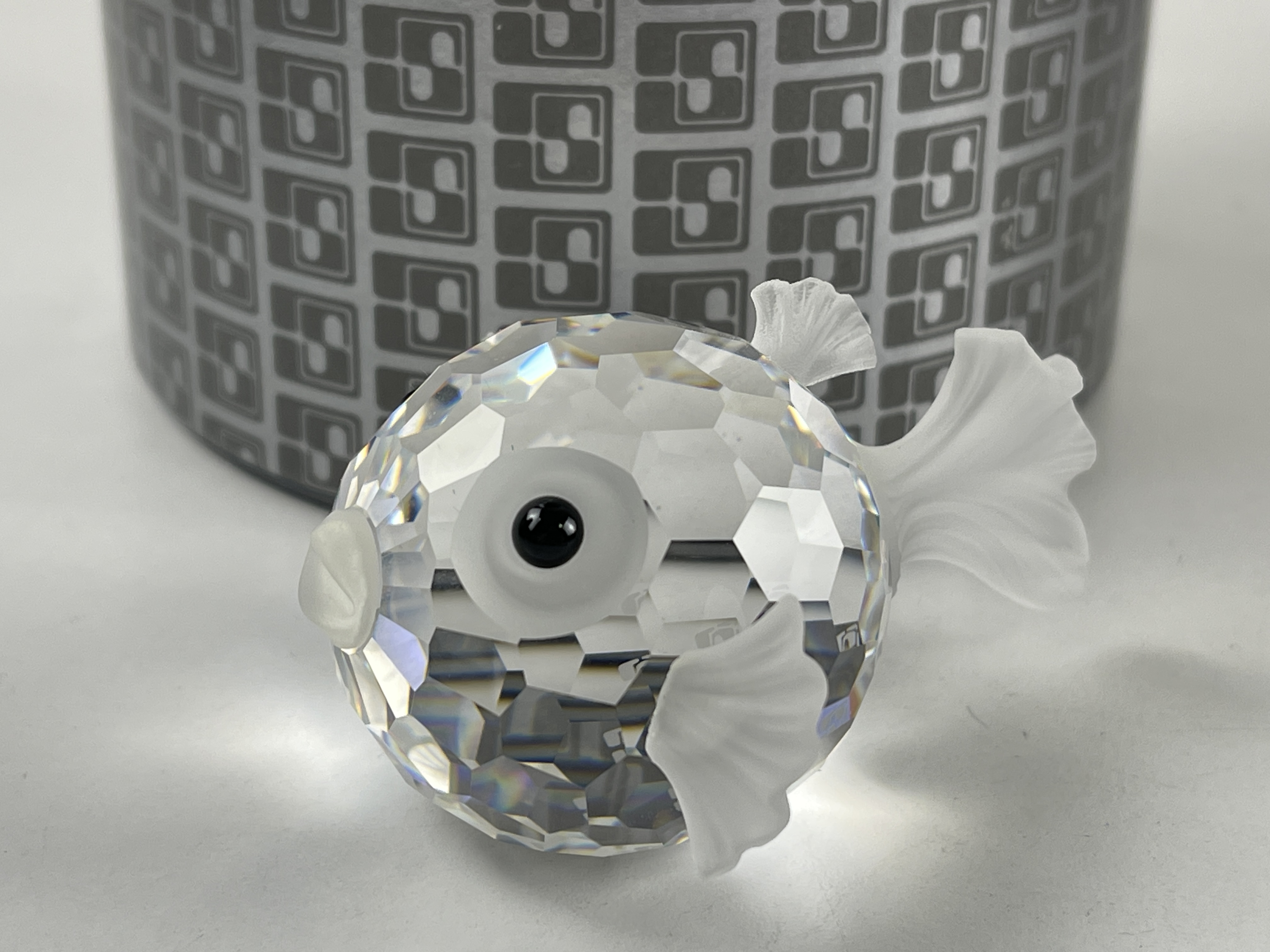  Swarovski Figur 010013 Großer Kugelfisch 7 cm. Ovp - Top Zustand  