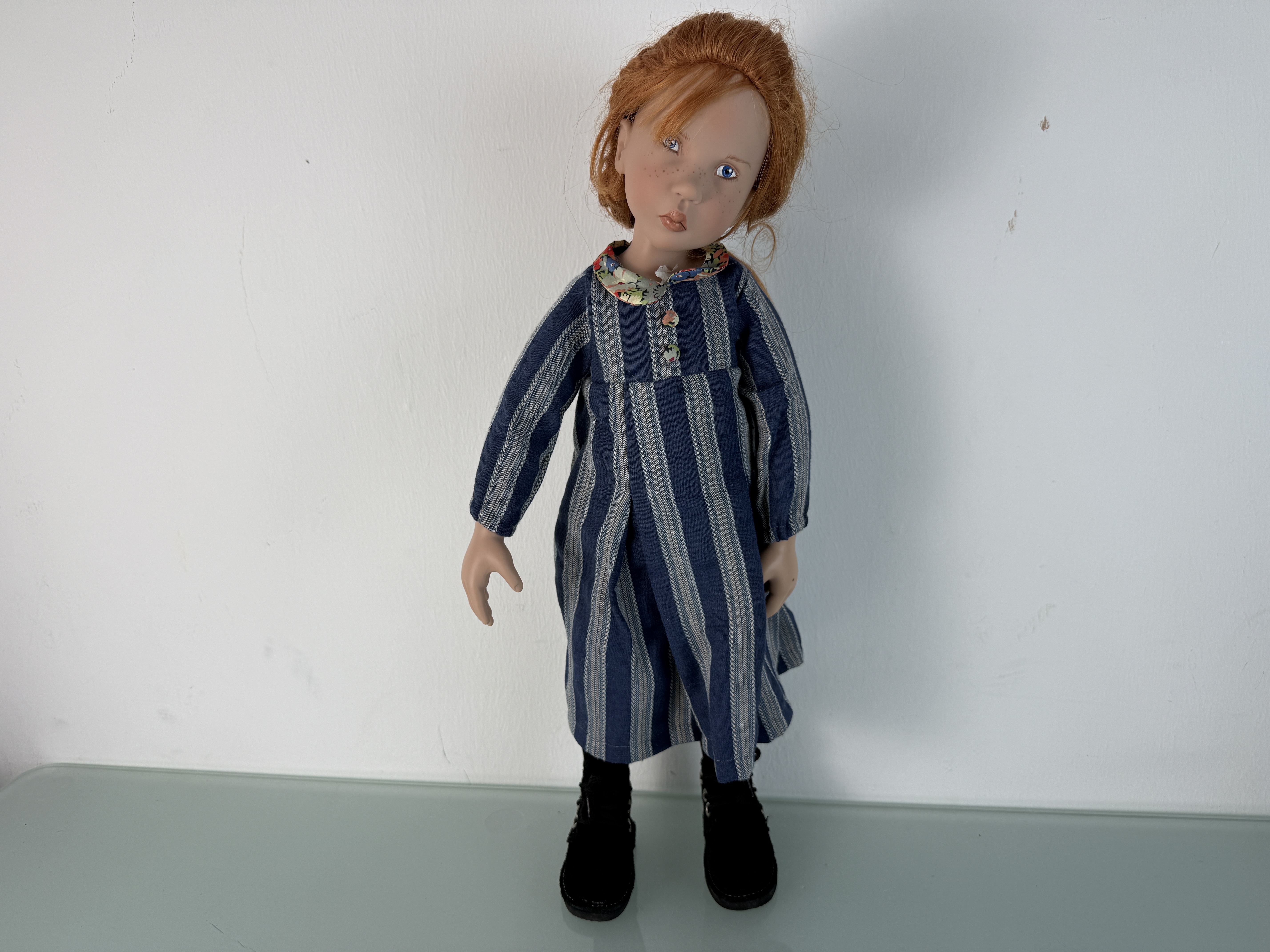 Zwergnase Künstlerpuppe Nicole Marschollek Puppe 52 cm. Top Zustand   