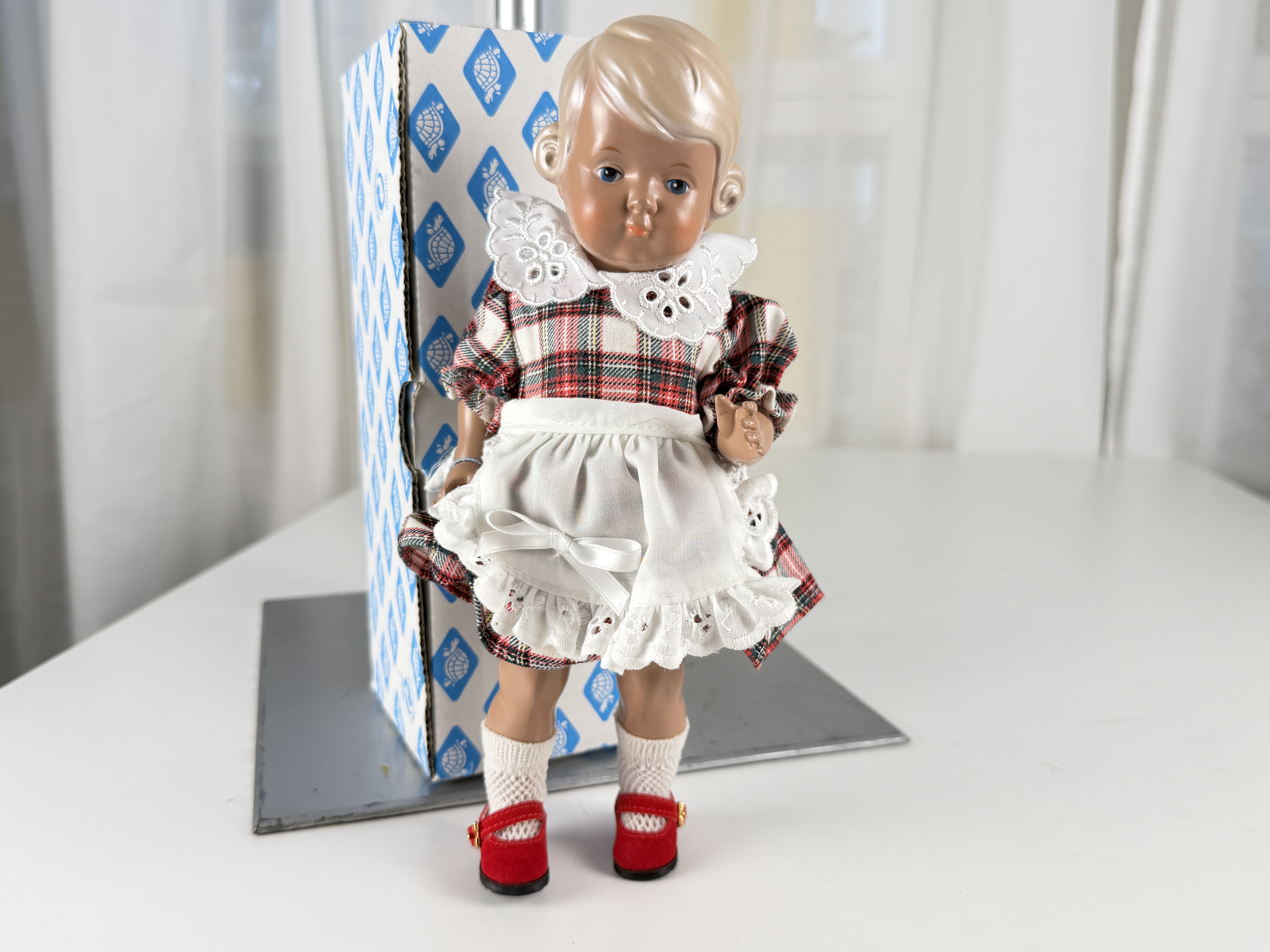 Schildkrötpuppe Tortulon Puppe 25 cm Top Zustand 