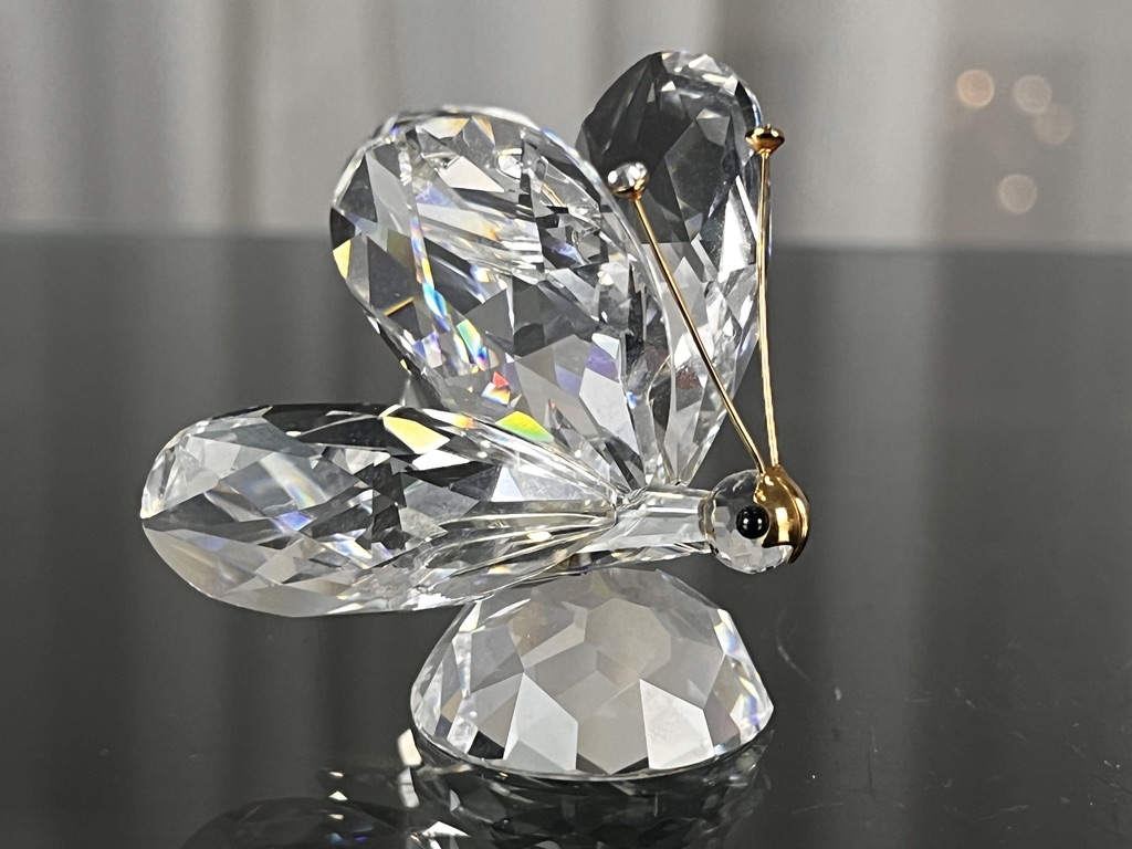  Swarovski Figur Schmetterling Groß. 5,2 cm. - Top Zustand