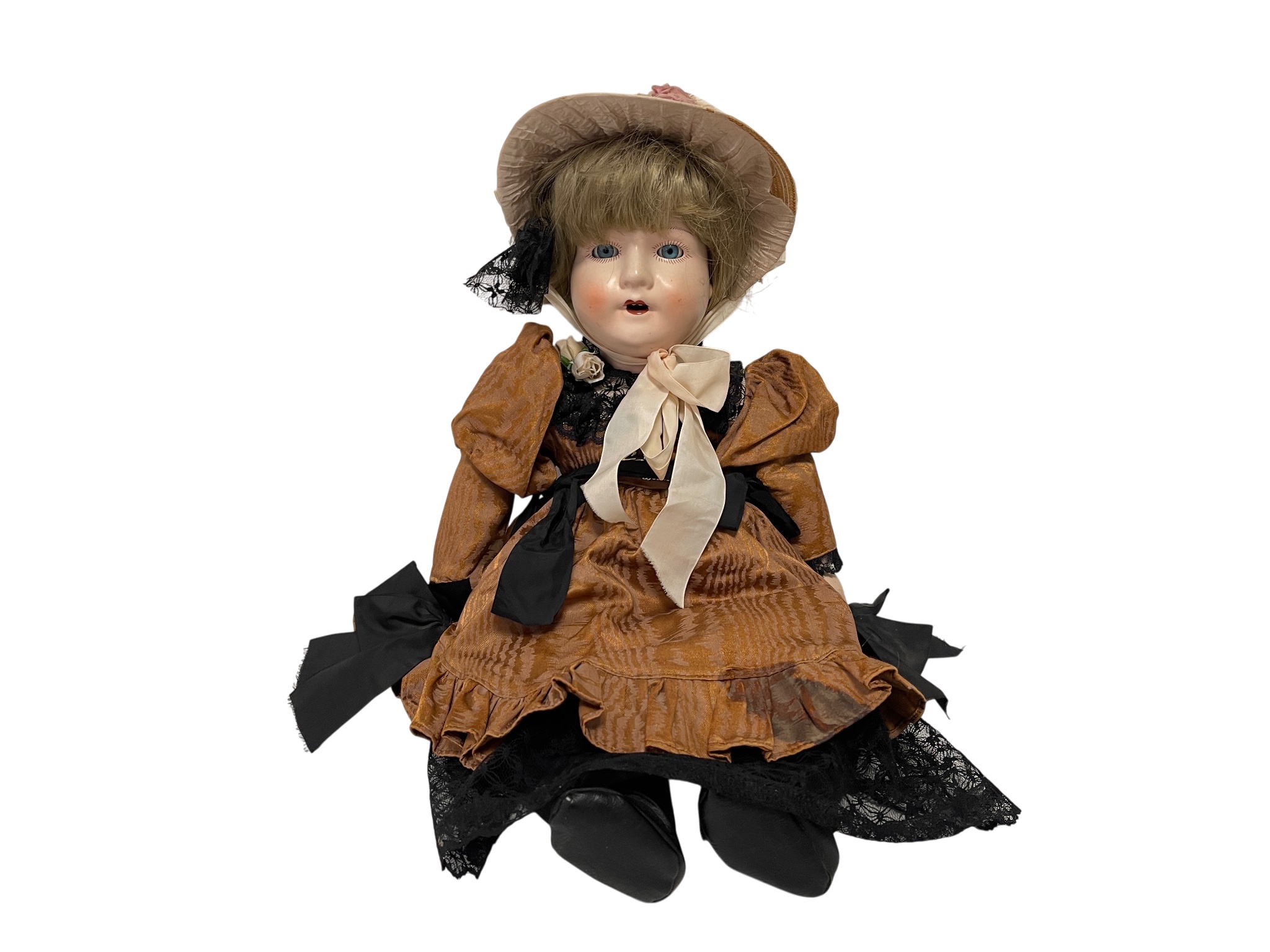 Künstlerpuppe alte Götz Puppe 50 cm Zustand siehe Fotos  
