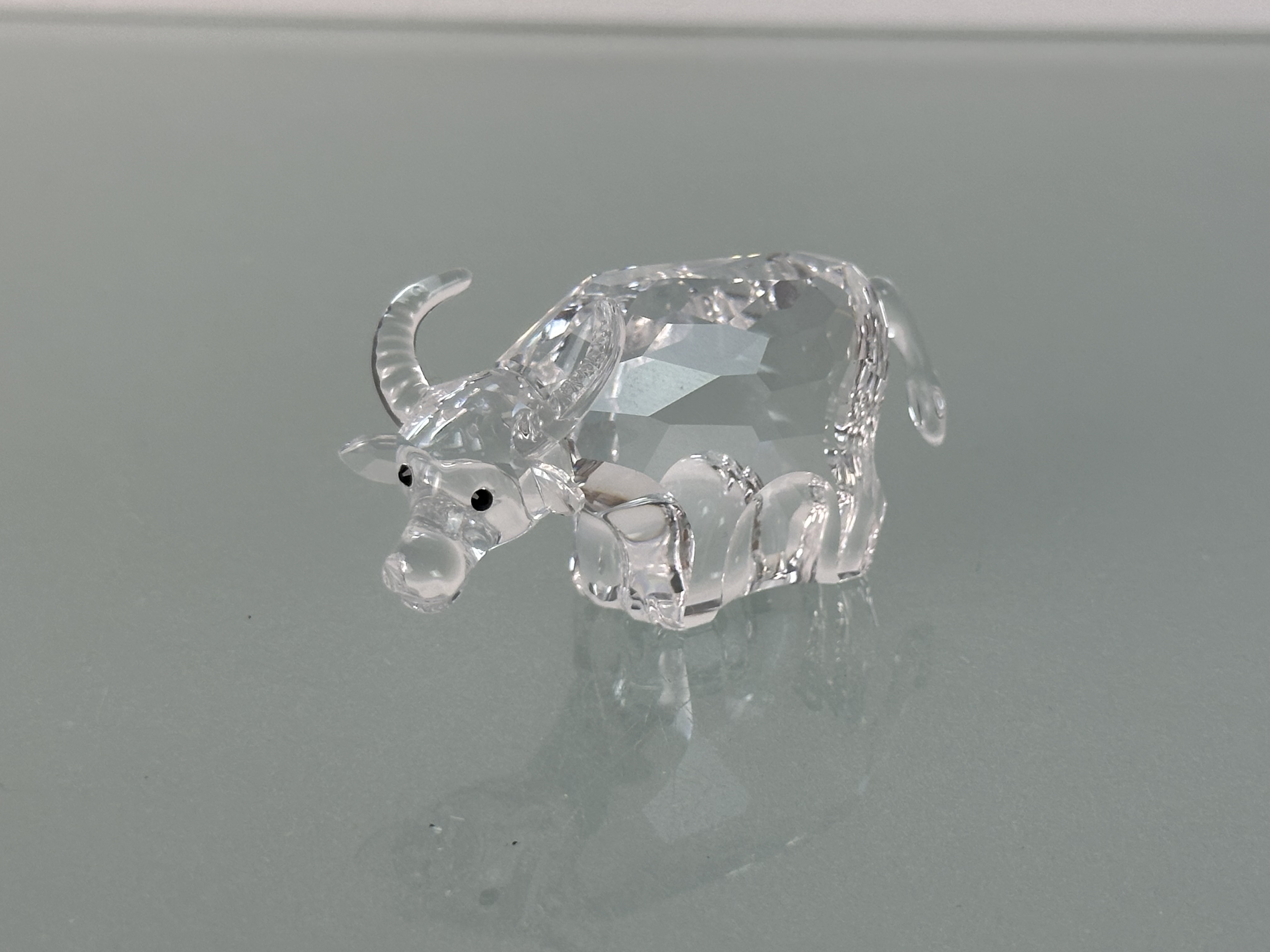  Swarovski Figur 275437 Zodiak Wasserbüffel 6,5 cm. - Top Zustand
