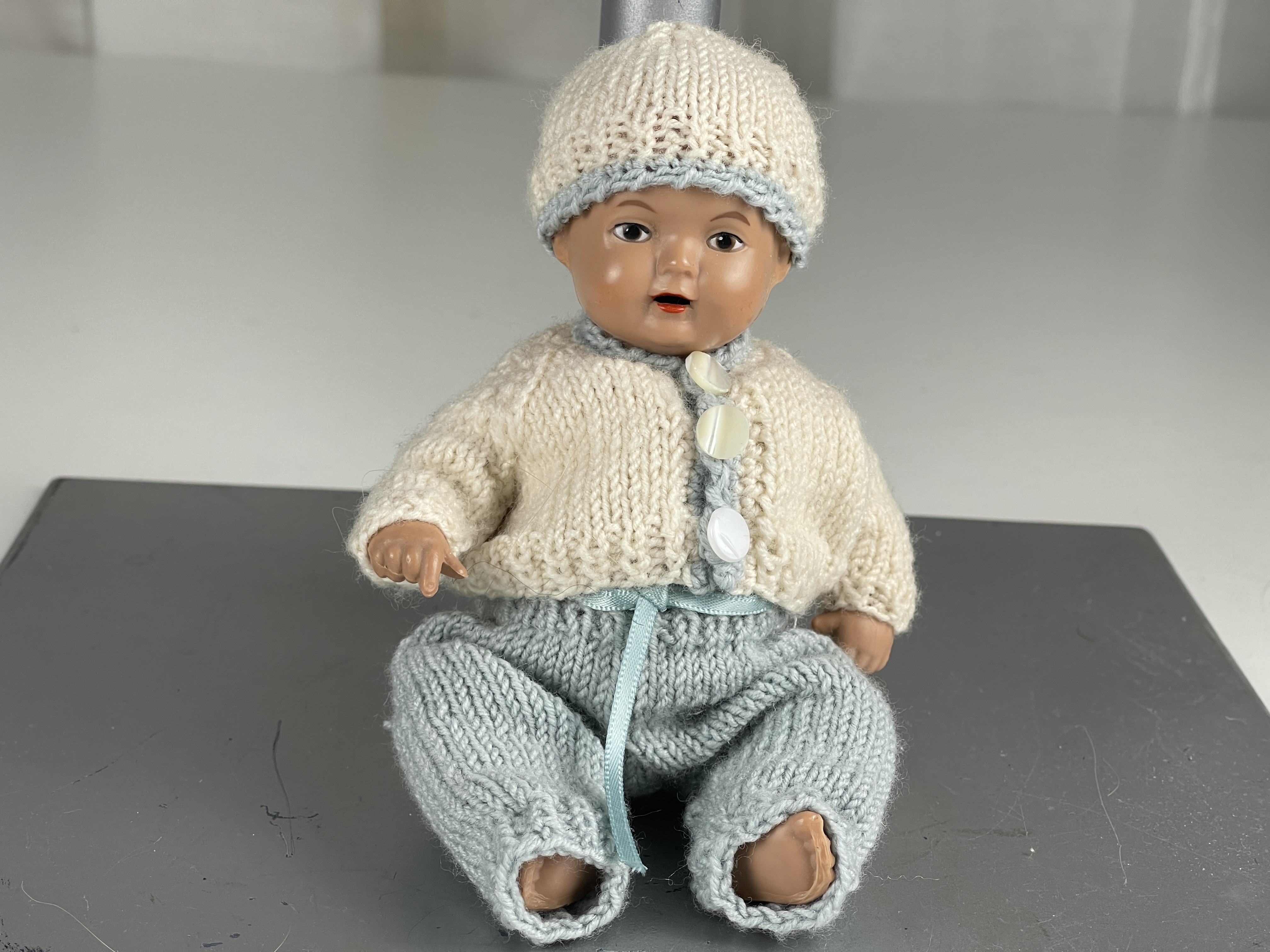 Schildkrötpuppe Tortulon Puppe 16 cm. Top Zustand.  