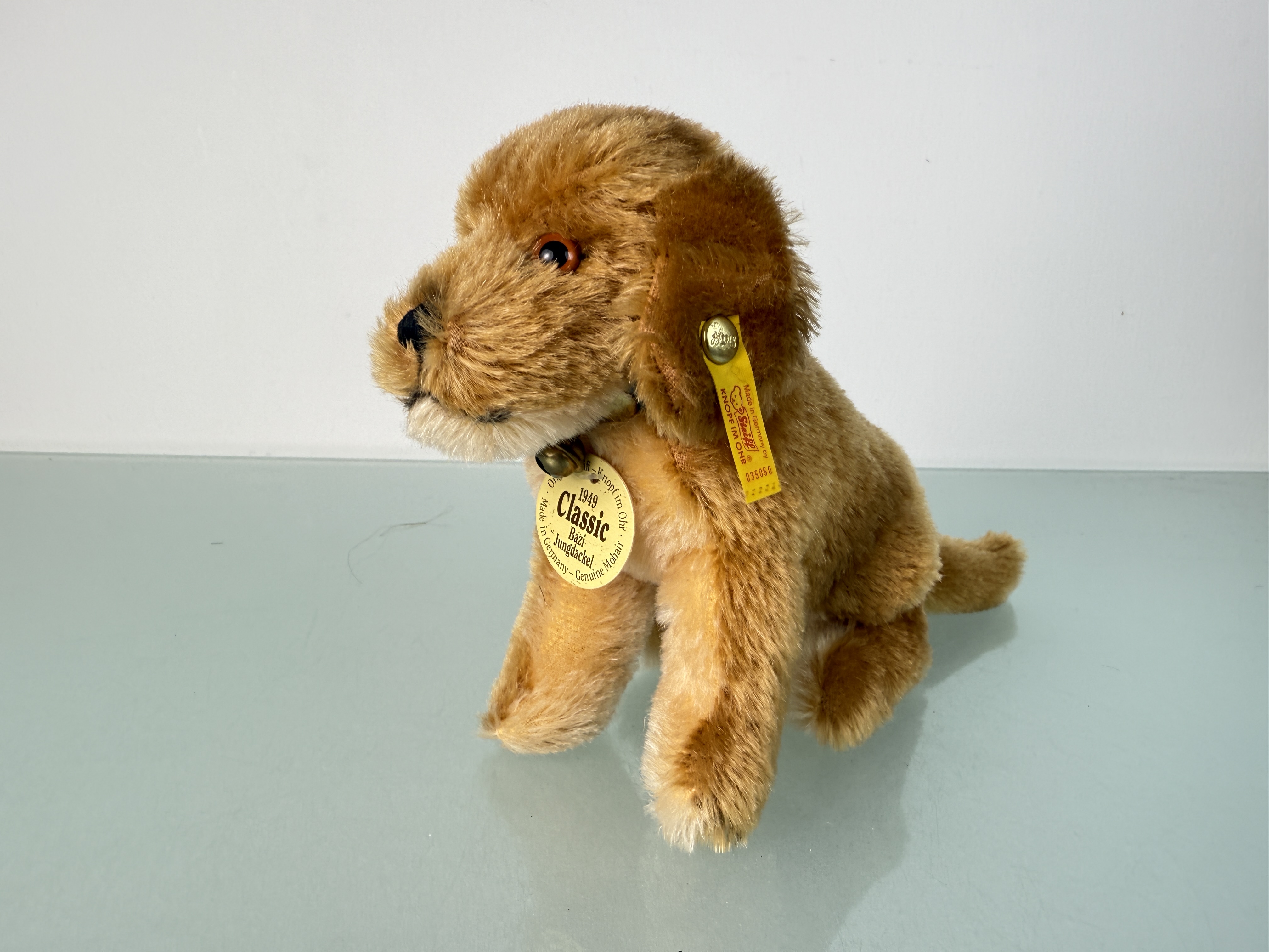 Steiff Tier 035050 Hund Dackel 17 cm. Top Zustand   